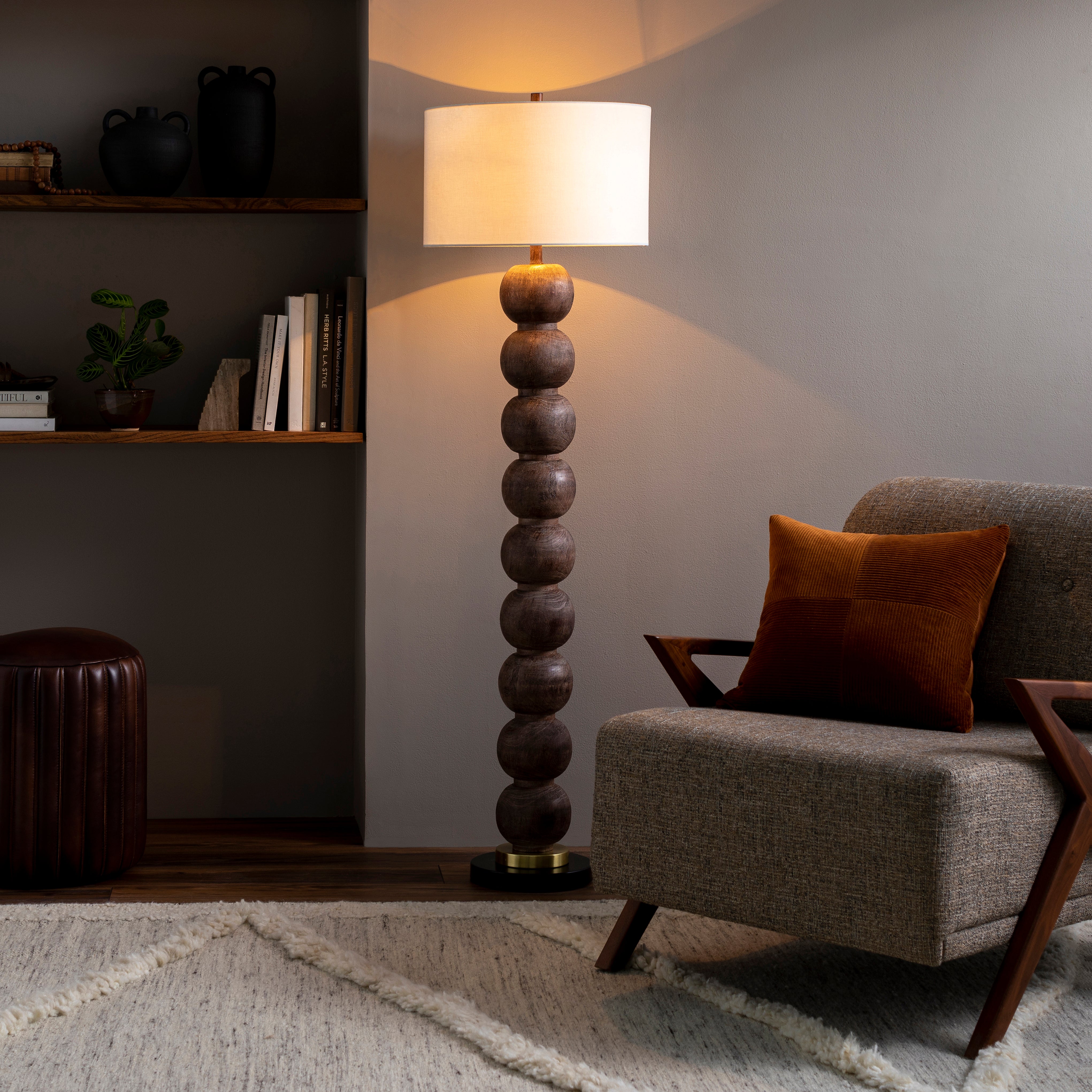 Floor Lamp in Living Room on Wall2Wall Furnishings Website