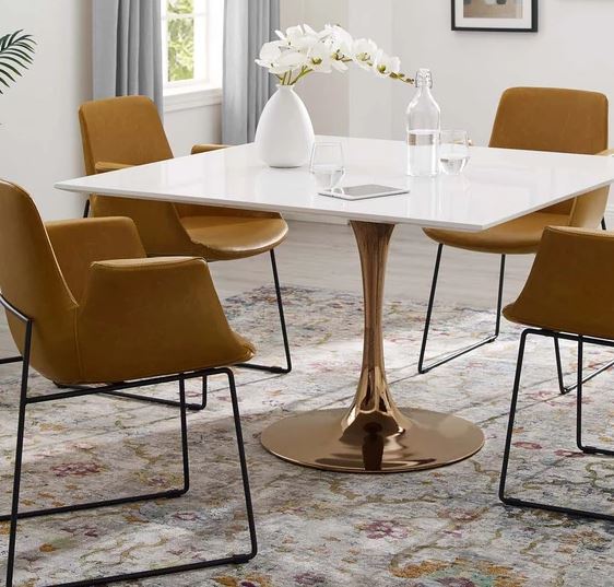 Modrest Channa - Modern Walnut Dining Table