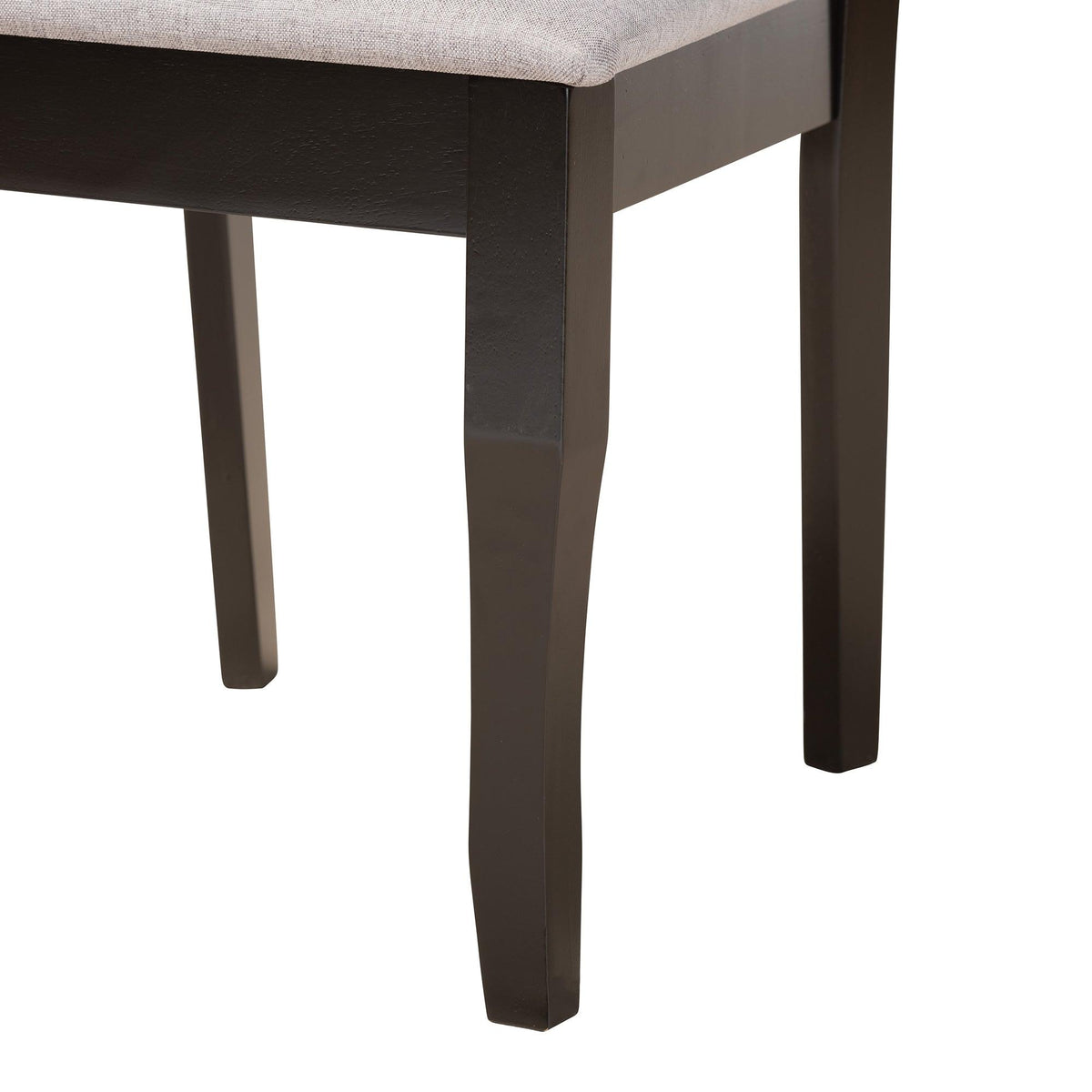 Jana Modern Fabric and Espresso Finished Wood 7-Piece Dining Set