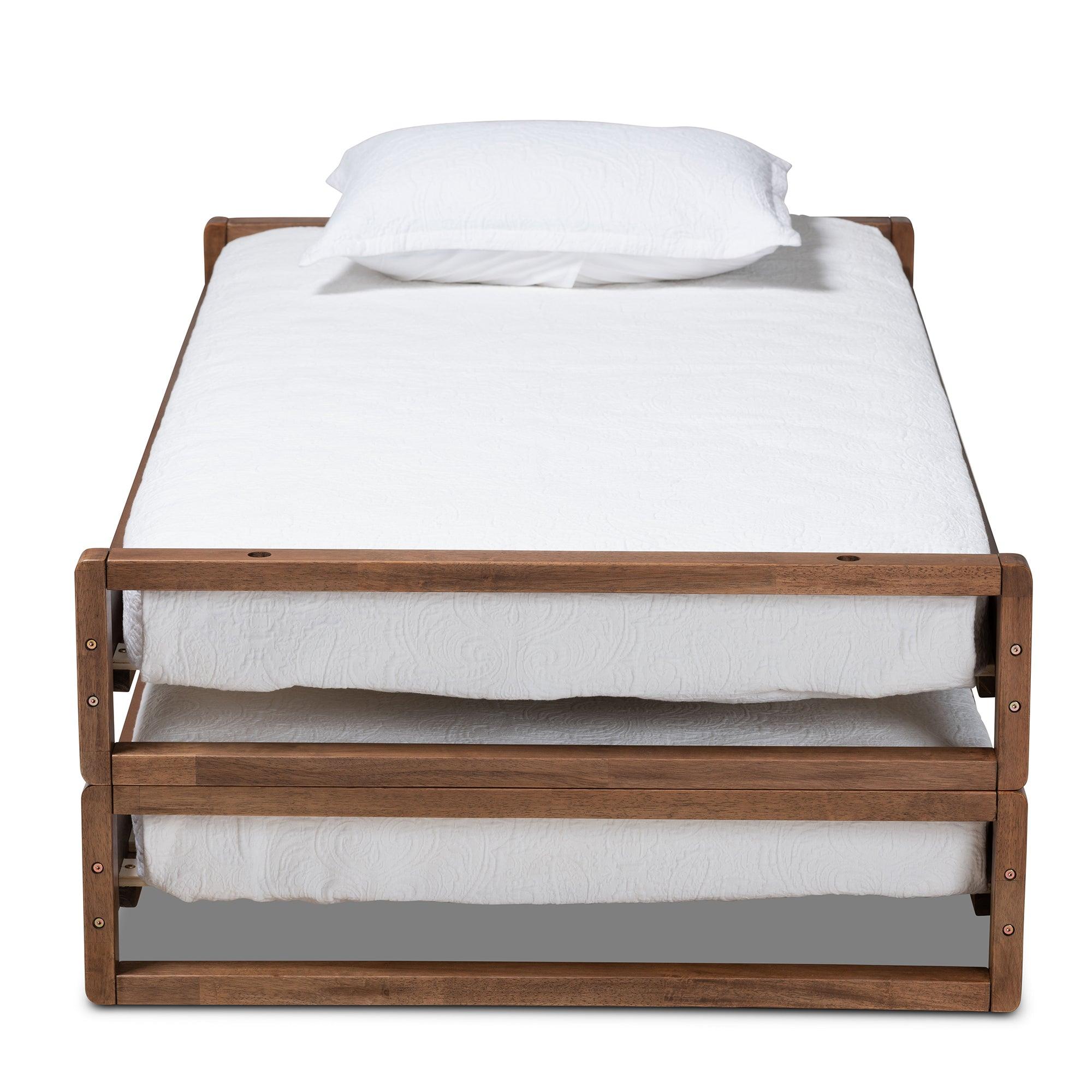 Klara Modern and Contemporary Finished Wood Expandable to Bed