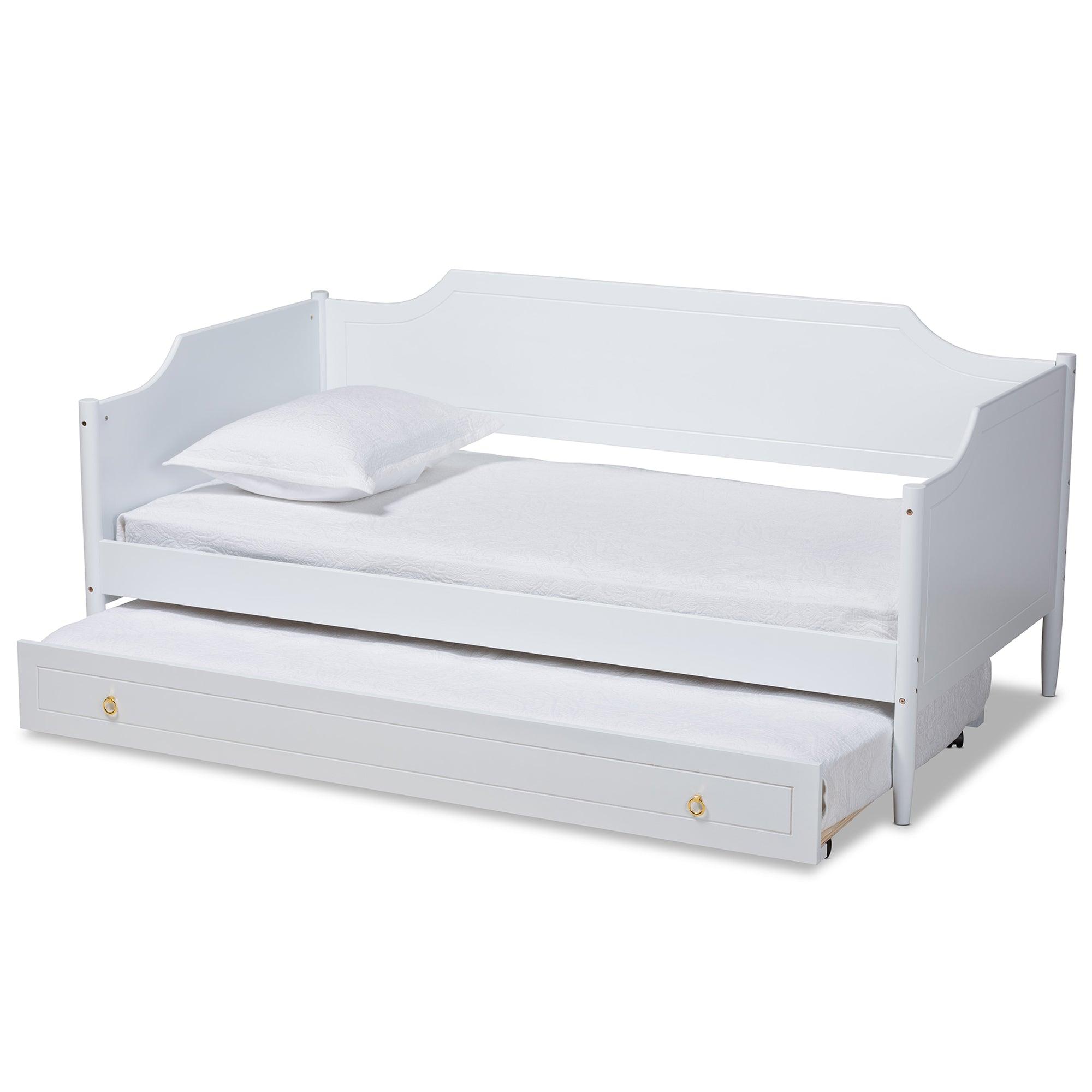 Alya Classic Traditional Farmhouse Finished Wood Daybed