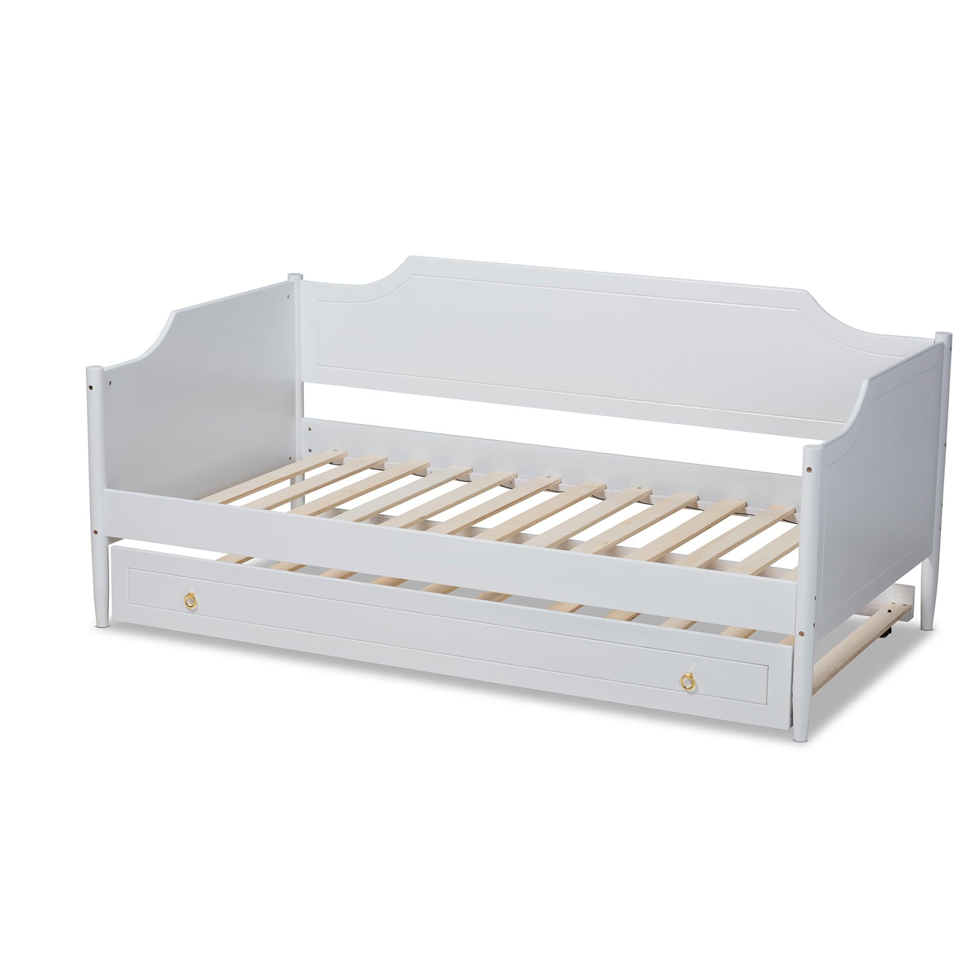 Alya Classic Traditional Farmhouse Finished Wood Daybed