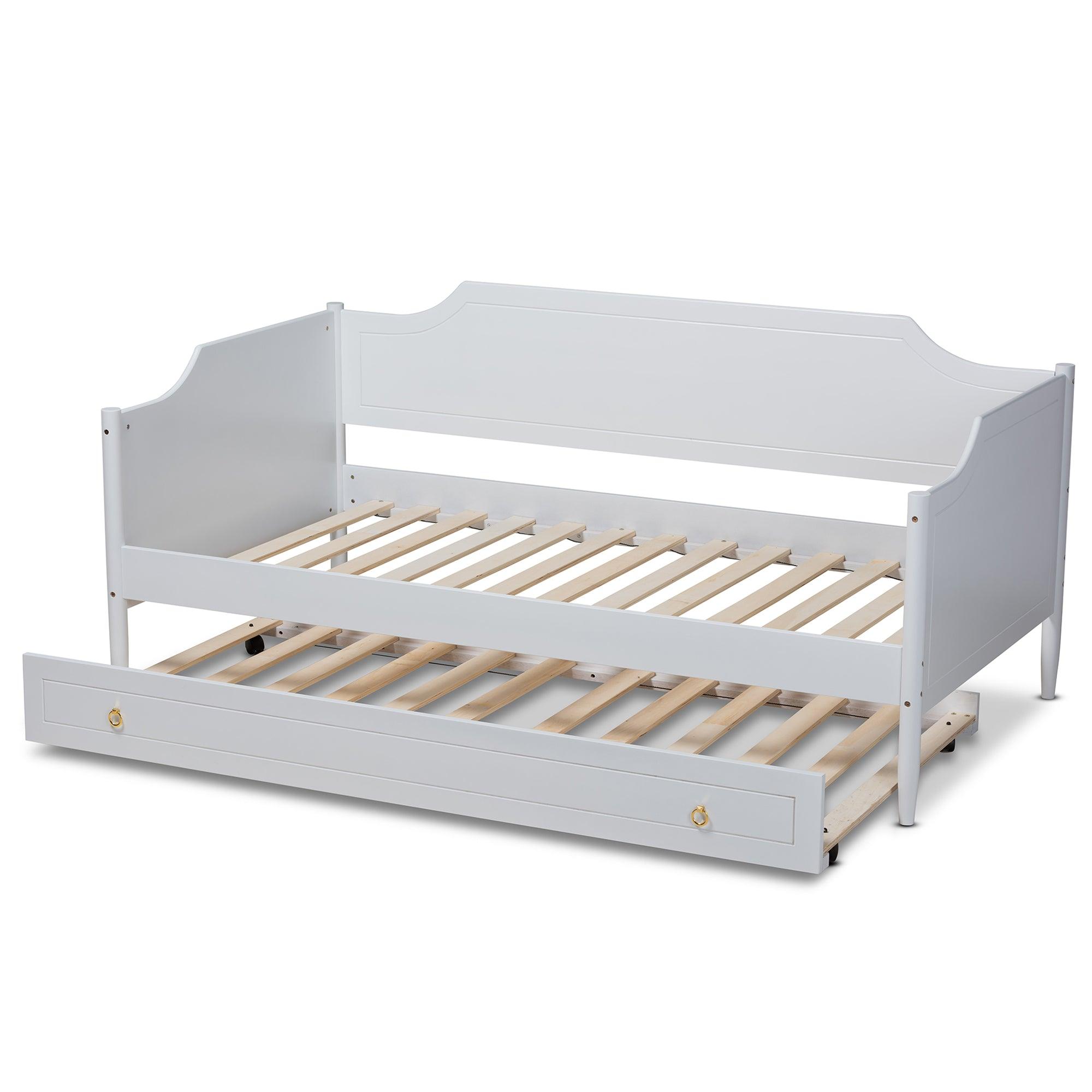 Alya Classic Traditional Farmhouse Finished Wood Daybed