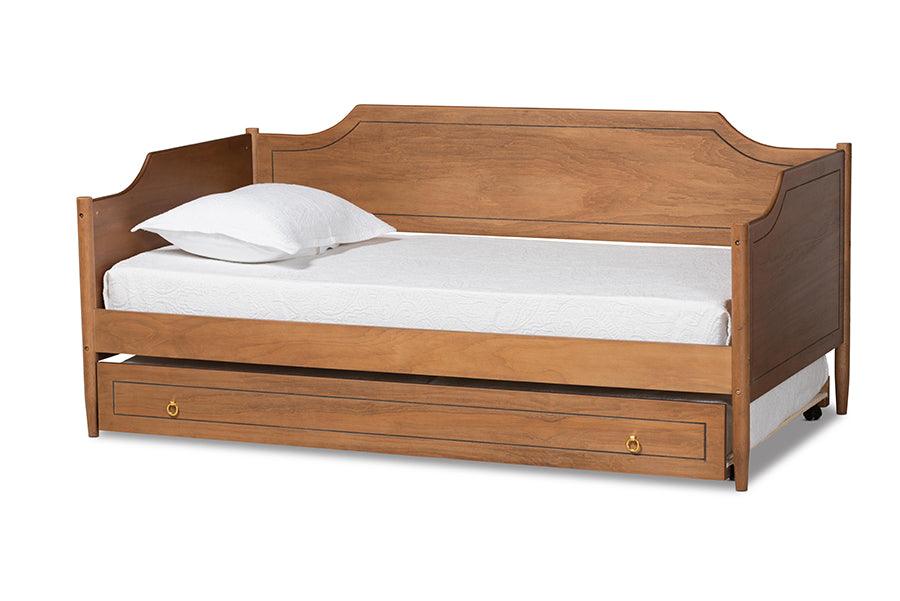 Alya Classic Traditional Farmhouse Finished Wood Daybed