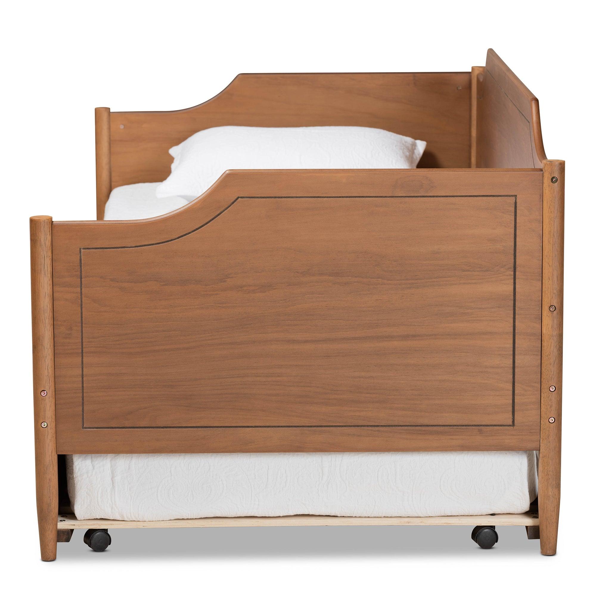 Alya Classic Traditional Farmhouse Finished Wood Daybed