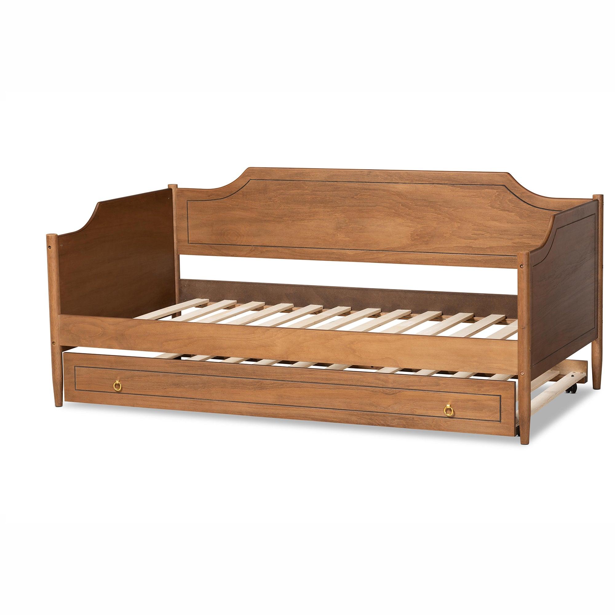 Alya Classic Traditional Farmhouse Finished Wood Daybed