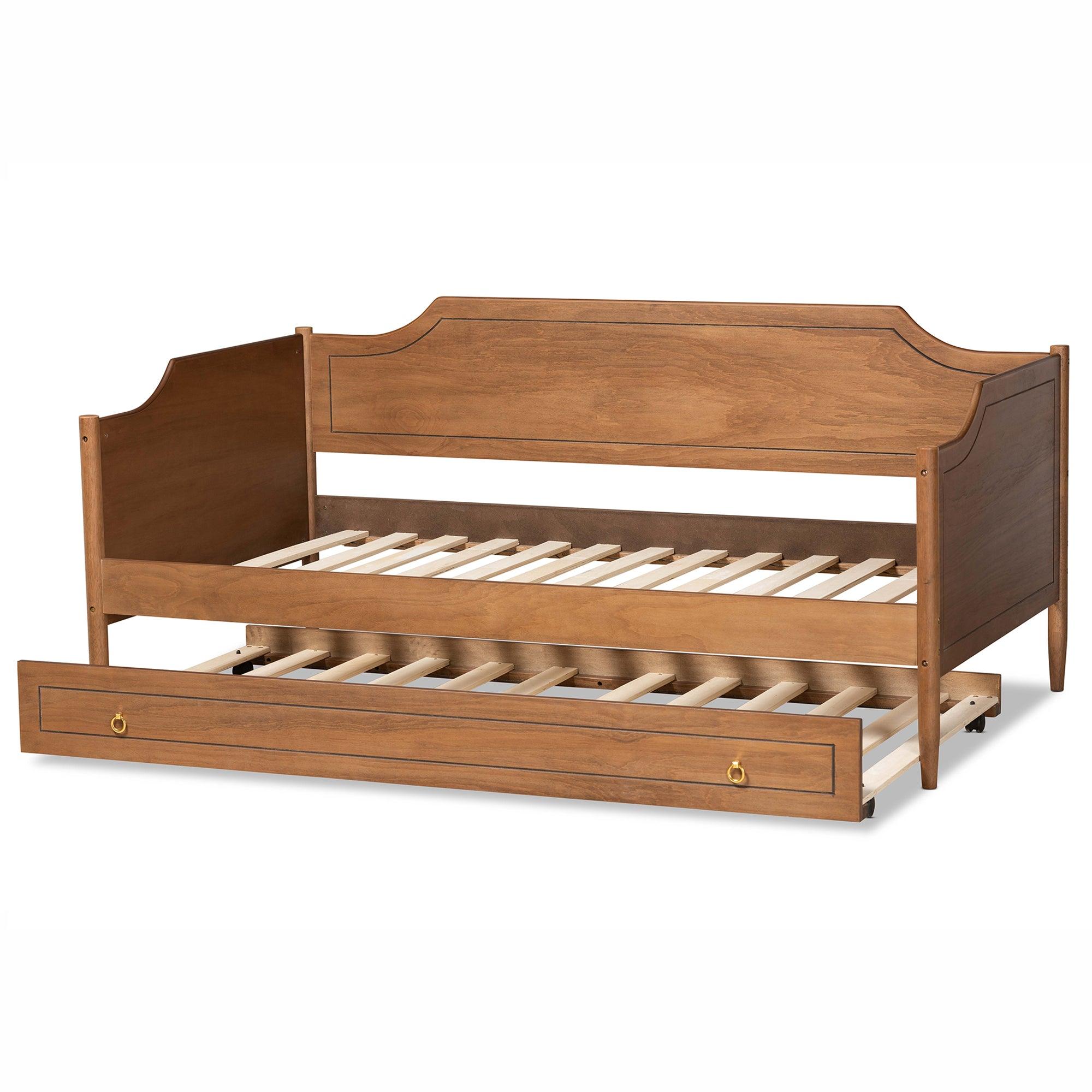 Alya Classic Traditional Farmhouse Finished Wood Daybed
