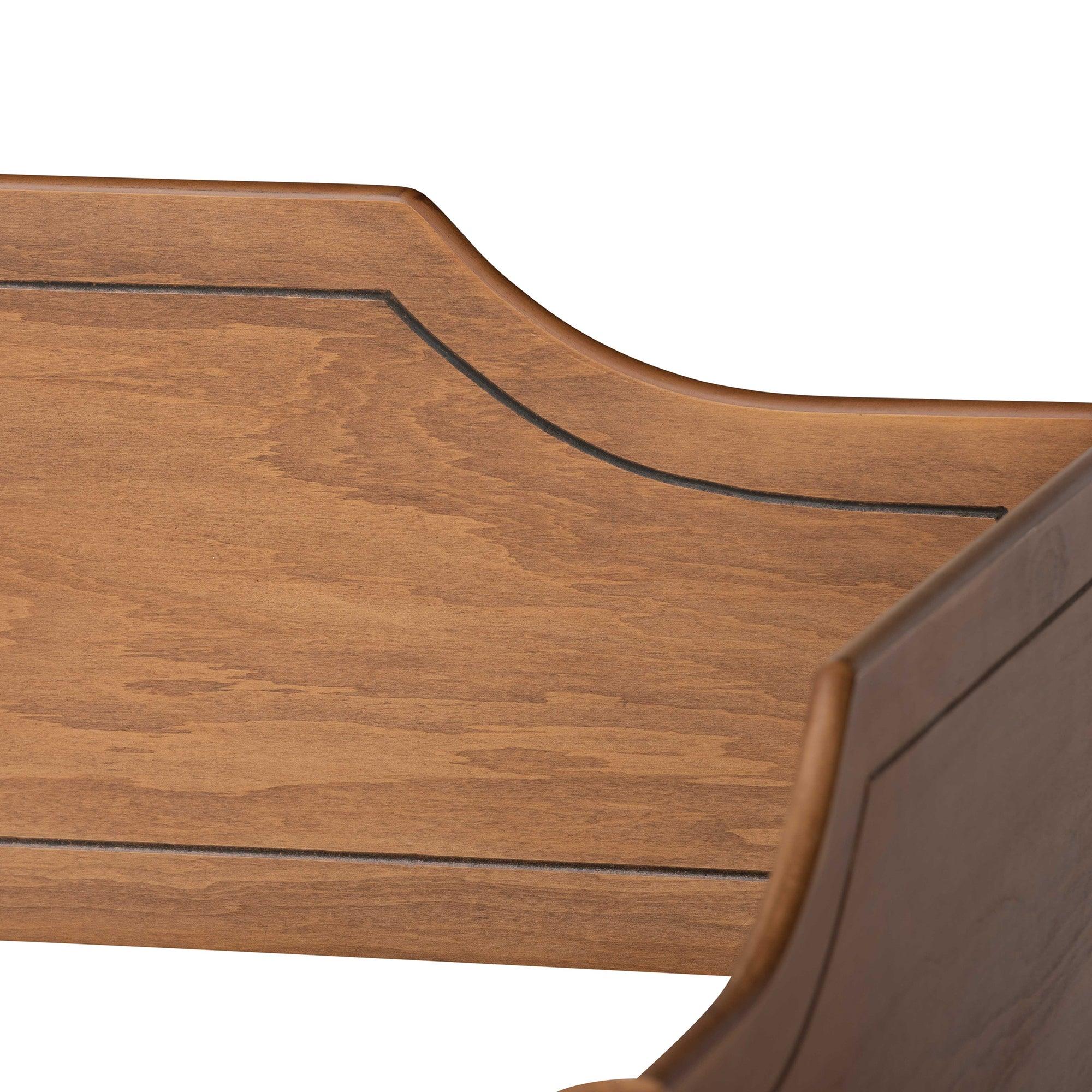 Alya Classic Traditional Farmhouse Finished Wood Daybed