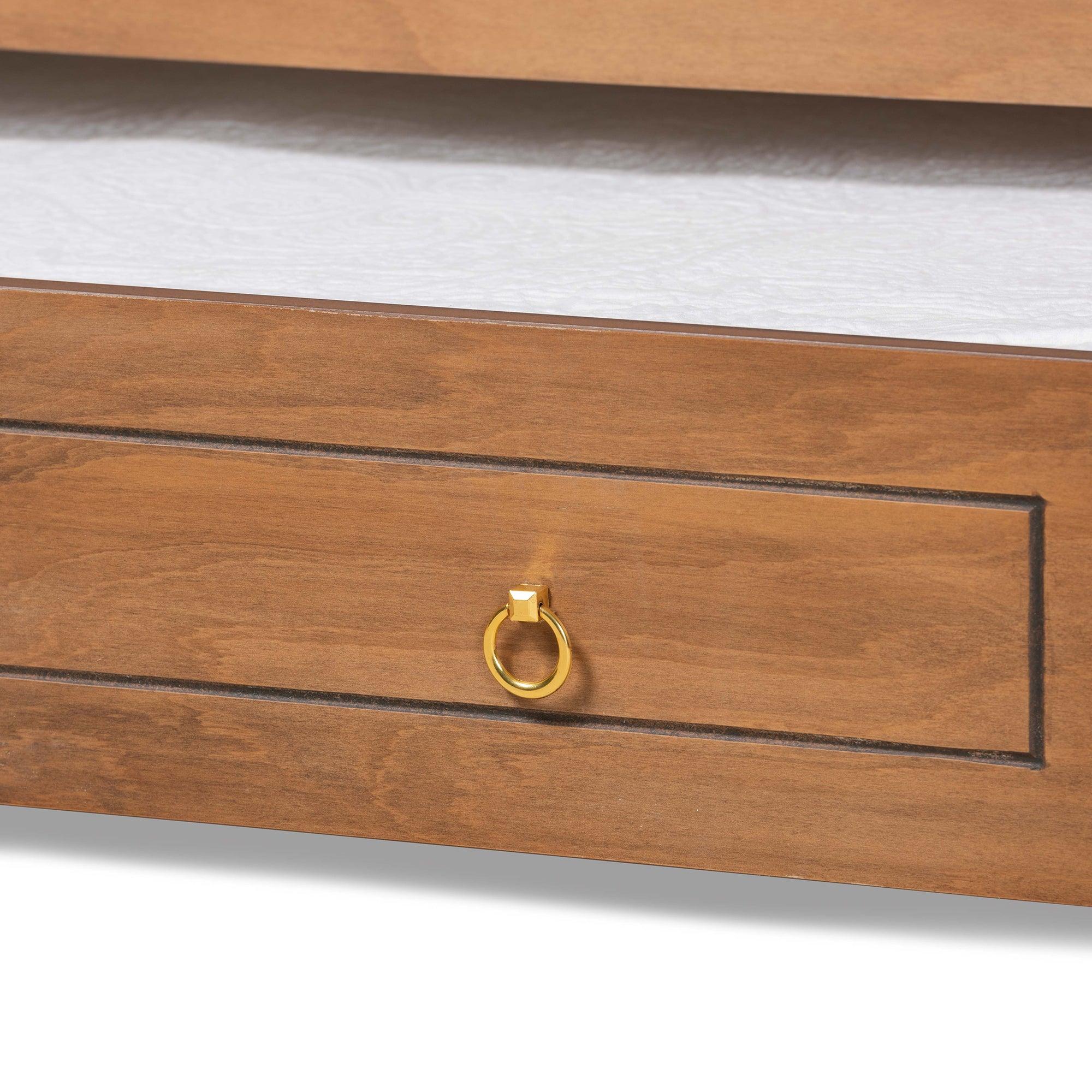 Alya Classic Traditional Farmhouse Finished Wood Daybed