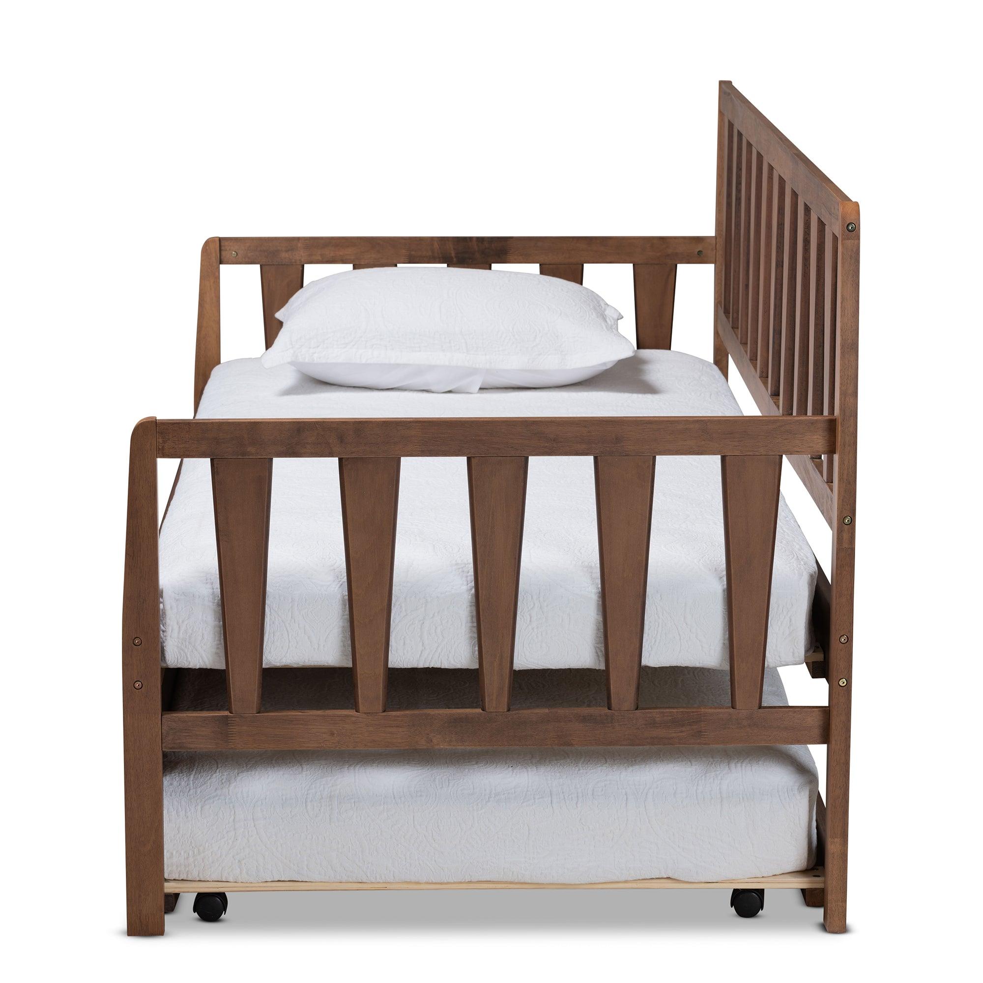 Midori Modern and Contemporary Transitional Finished Wood Daybed