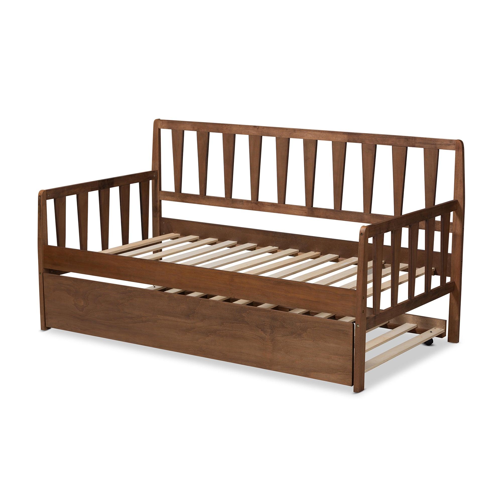 Midori Modern and Contemporary Transitional Finished Wood Daybed