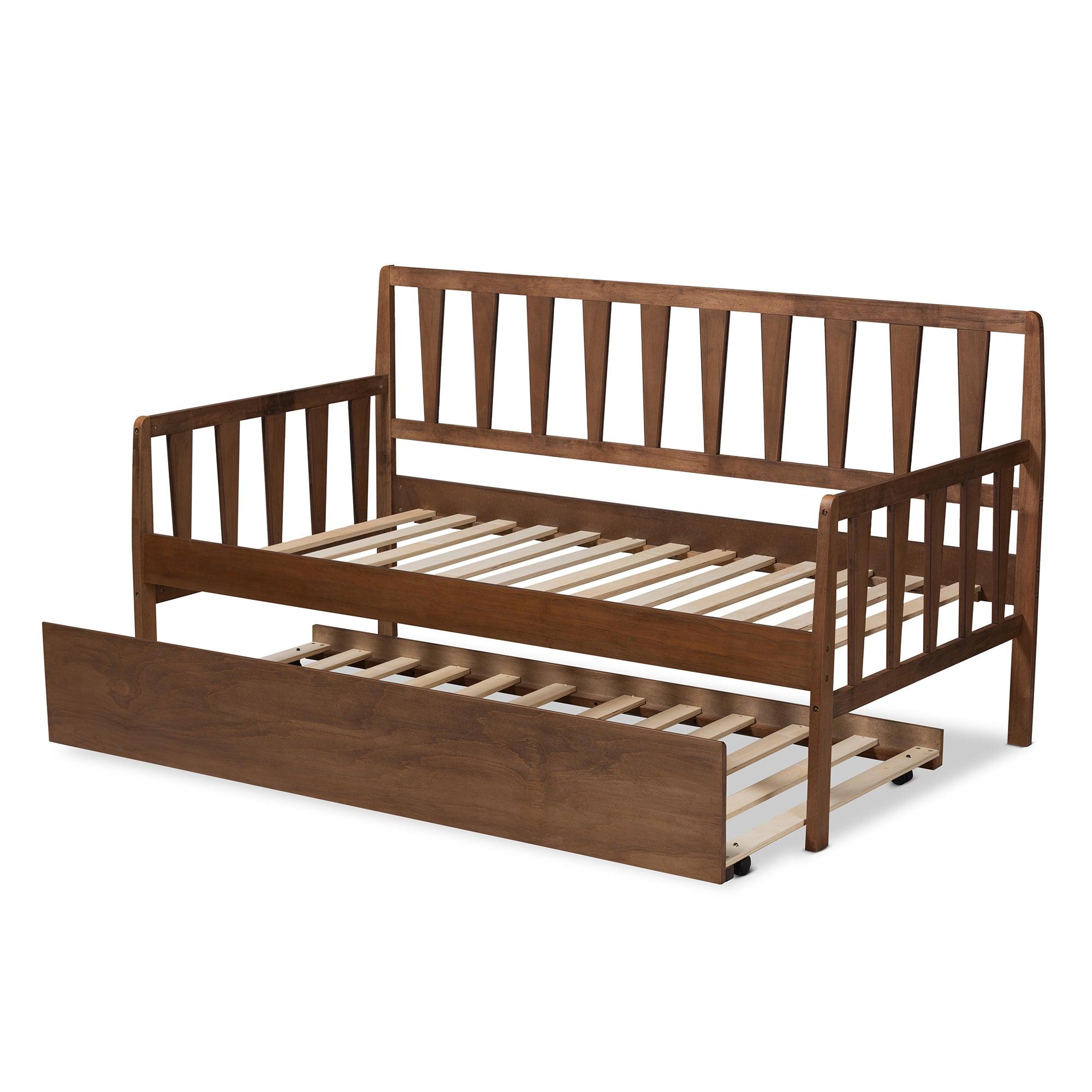 Midori Modern and Contemporary Transitional Finished Wood Daybed