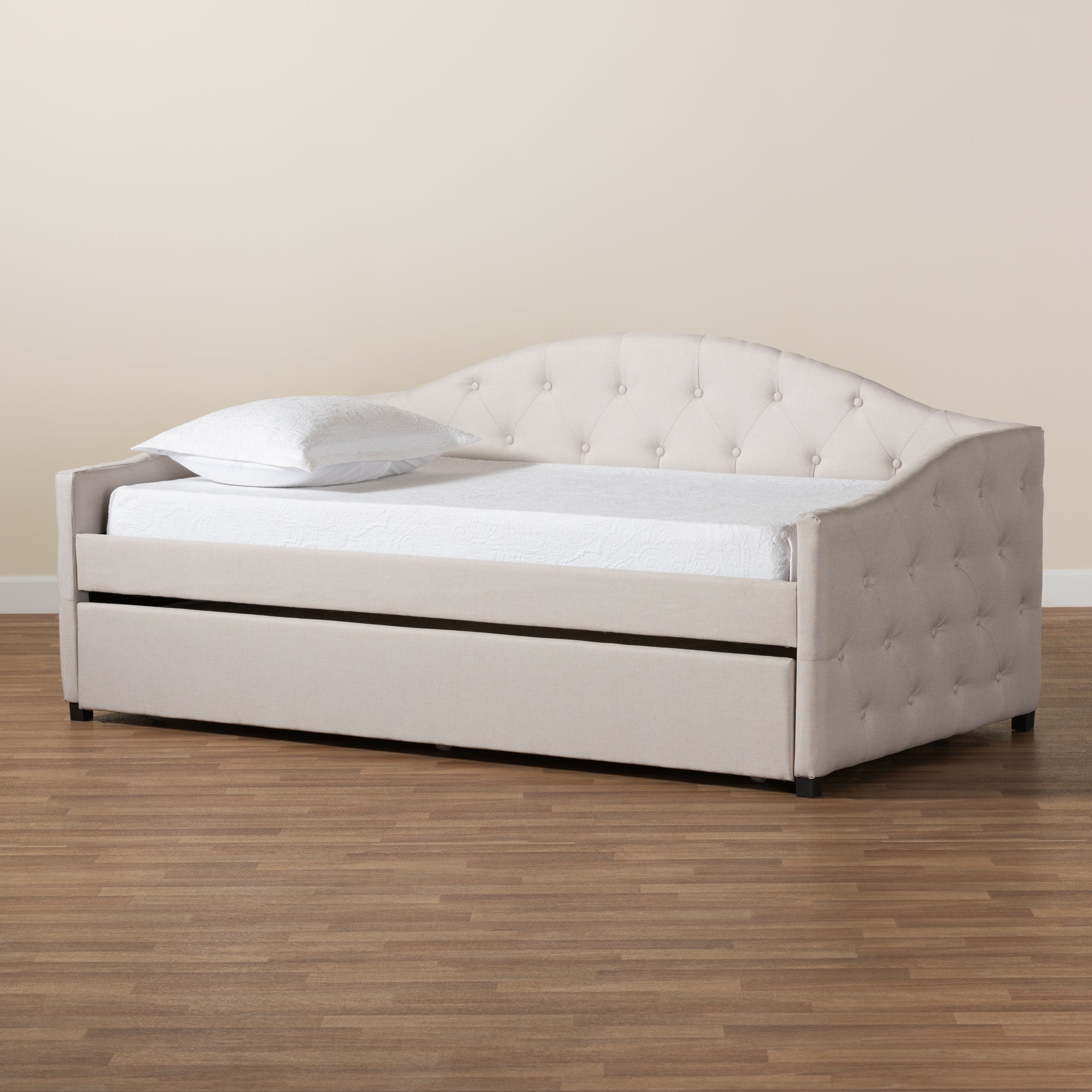 Becker Modern and Contemporary Transitional Fabric Upholstered Daybed