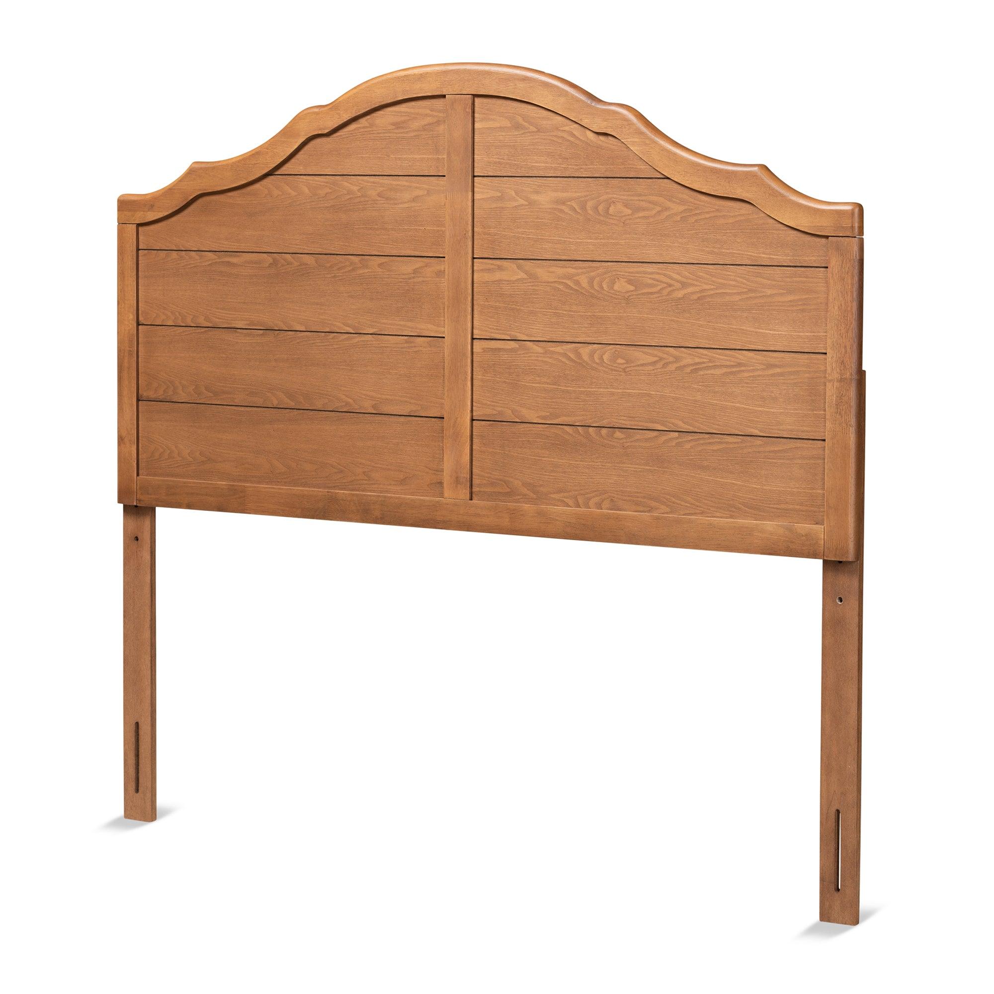 Clive Vintage Traditional Farmhouse Ash Finished Wood Headboard