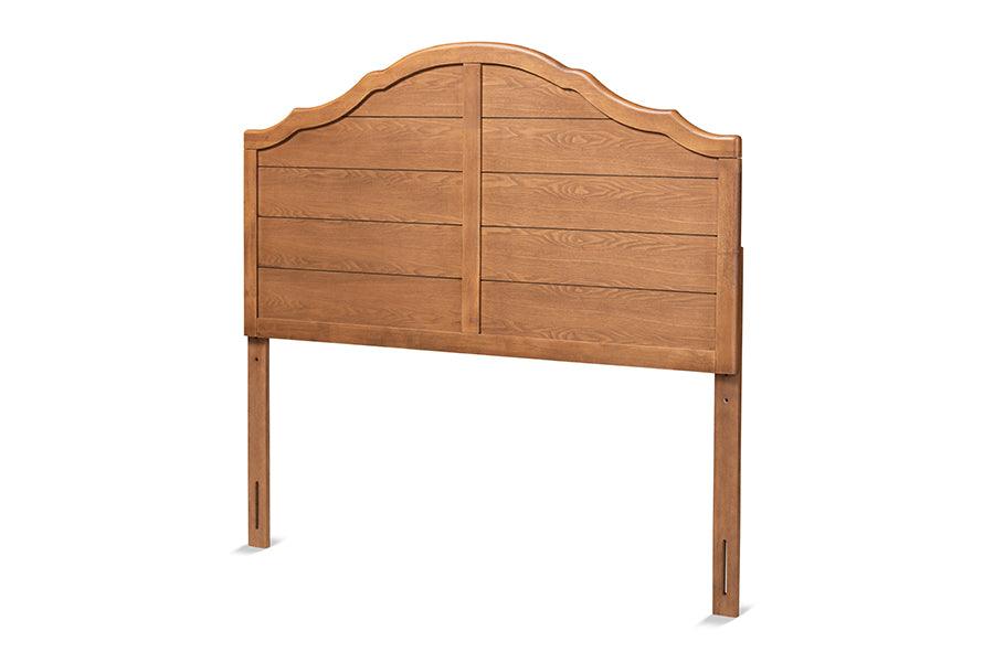 Clive Vintage Traditional Farmhouse Ash Finished Wood Headboard