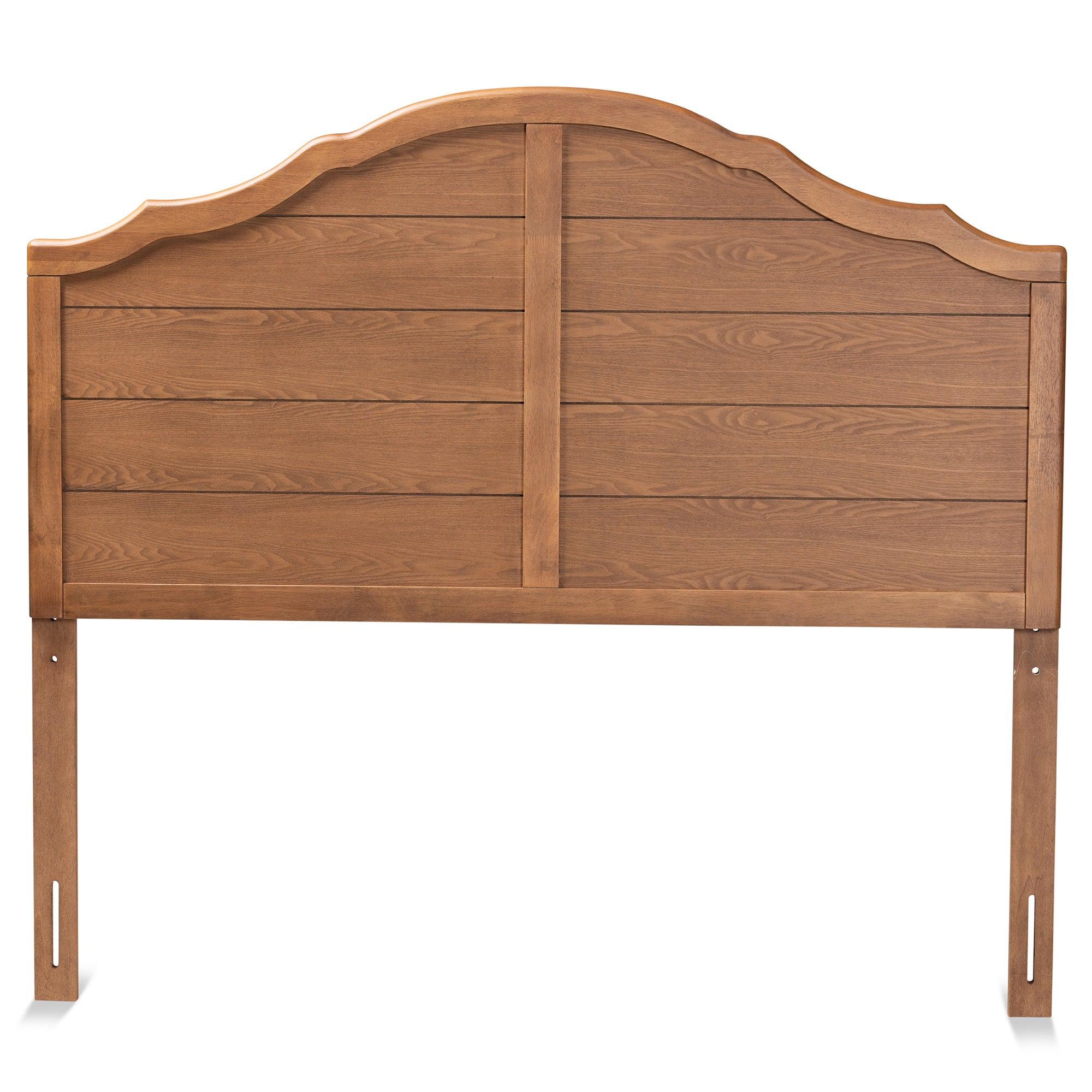 Clive Vintage Traditional Farmhouse Ash Finished Wood Headboard