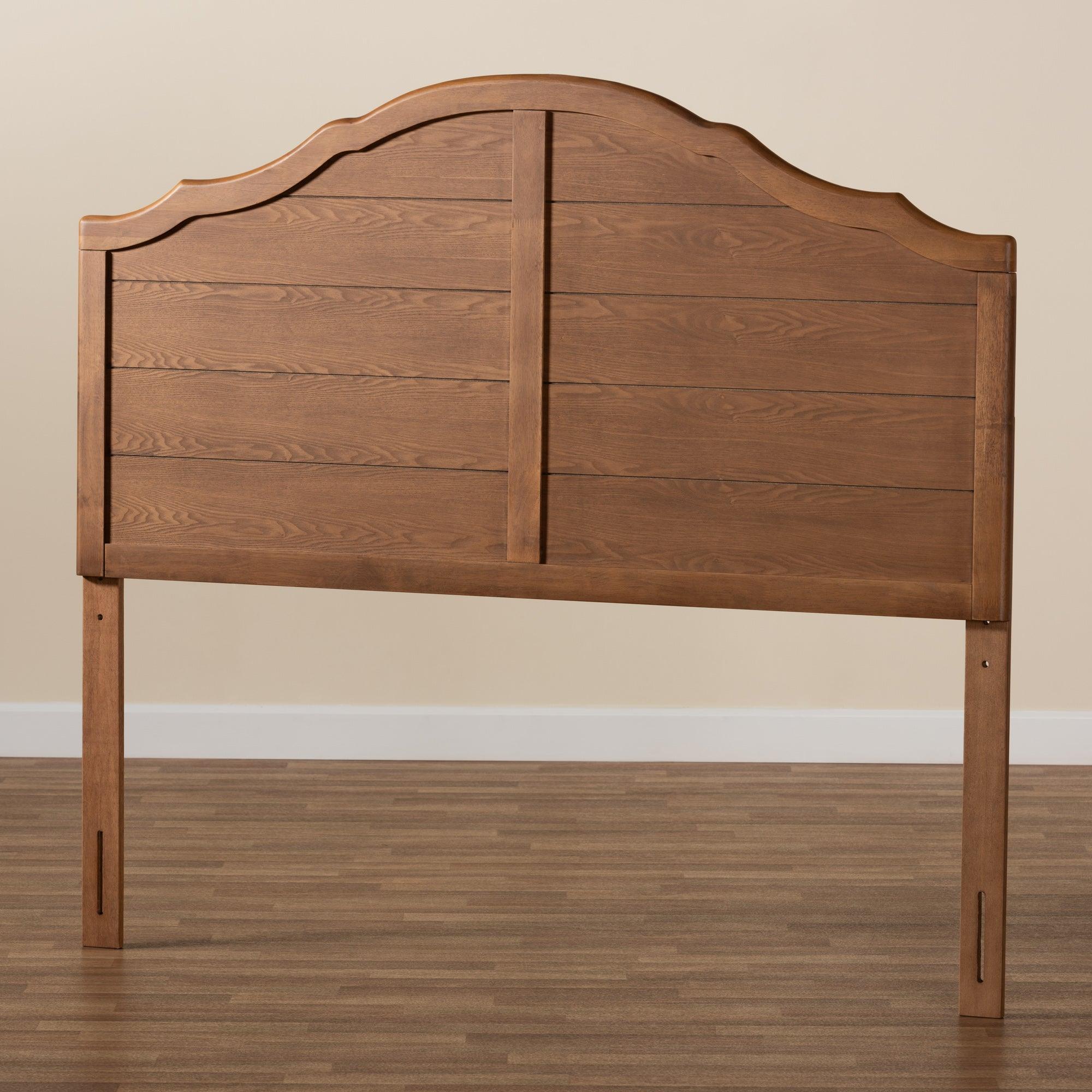 Clive Vintage Traditional Farmhouse Ash Finished Wood Headboard