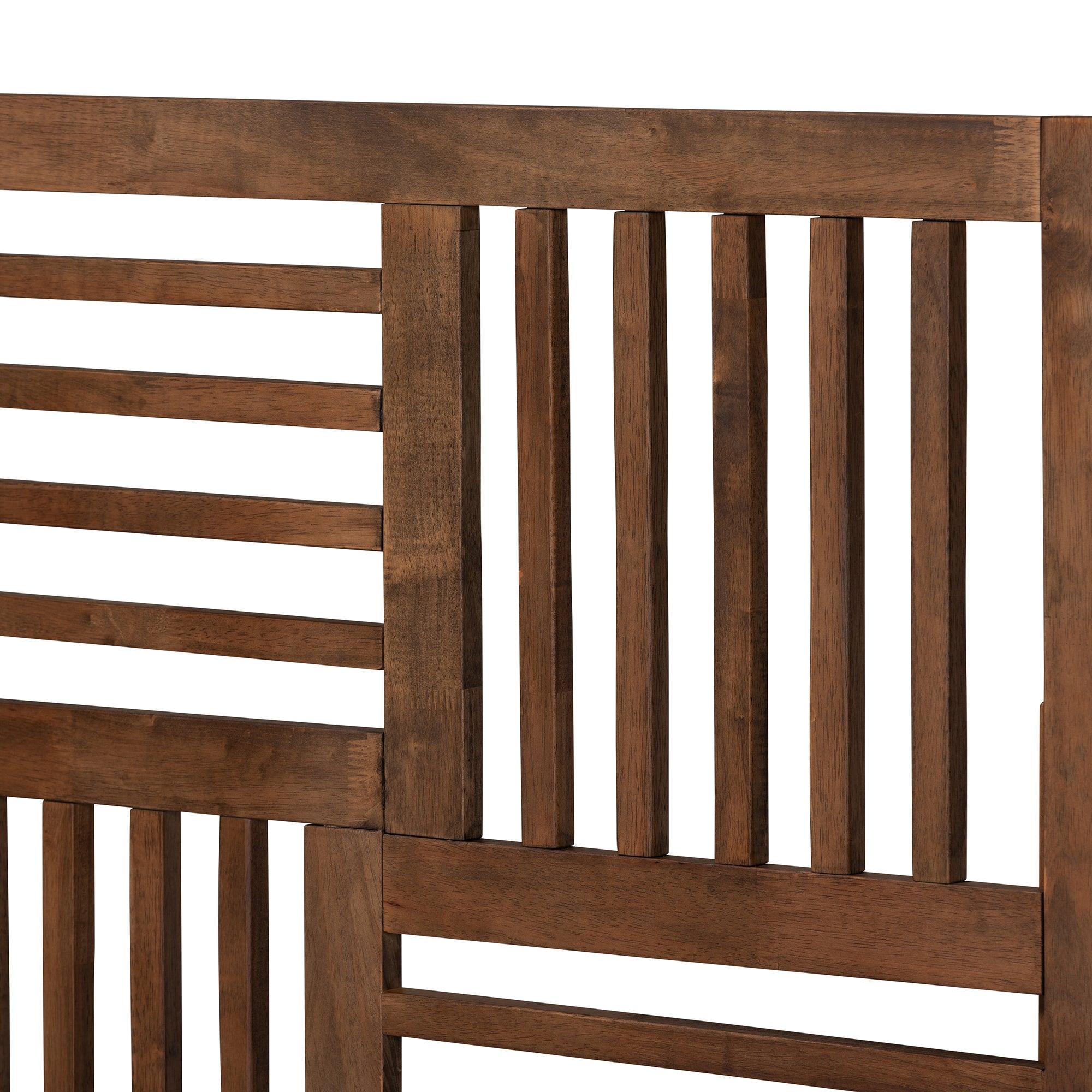 Gemma Mid-Century Modern Transitional Finished Wood Platform Bed