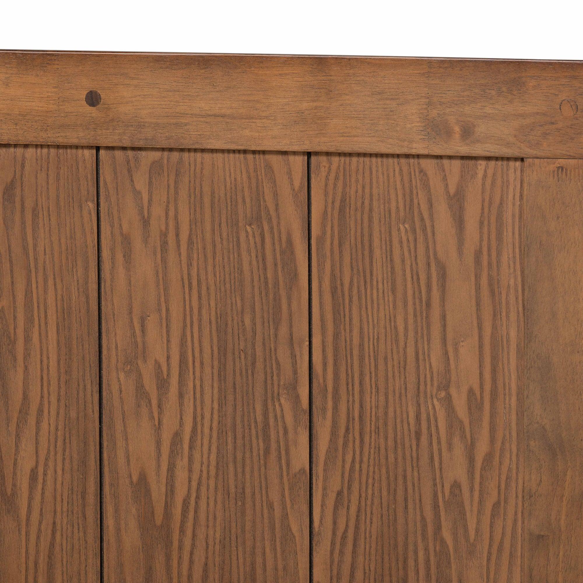 Amira Mid-Century Modern Transitional Ash Finished Wood Platform Bed