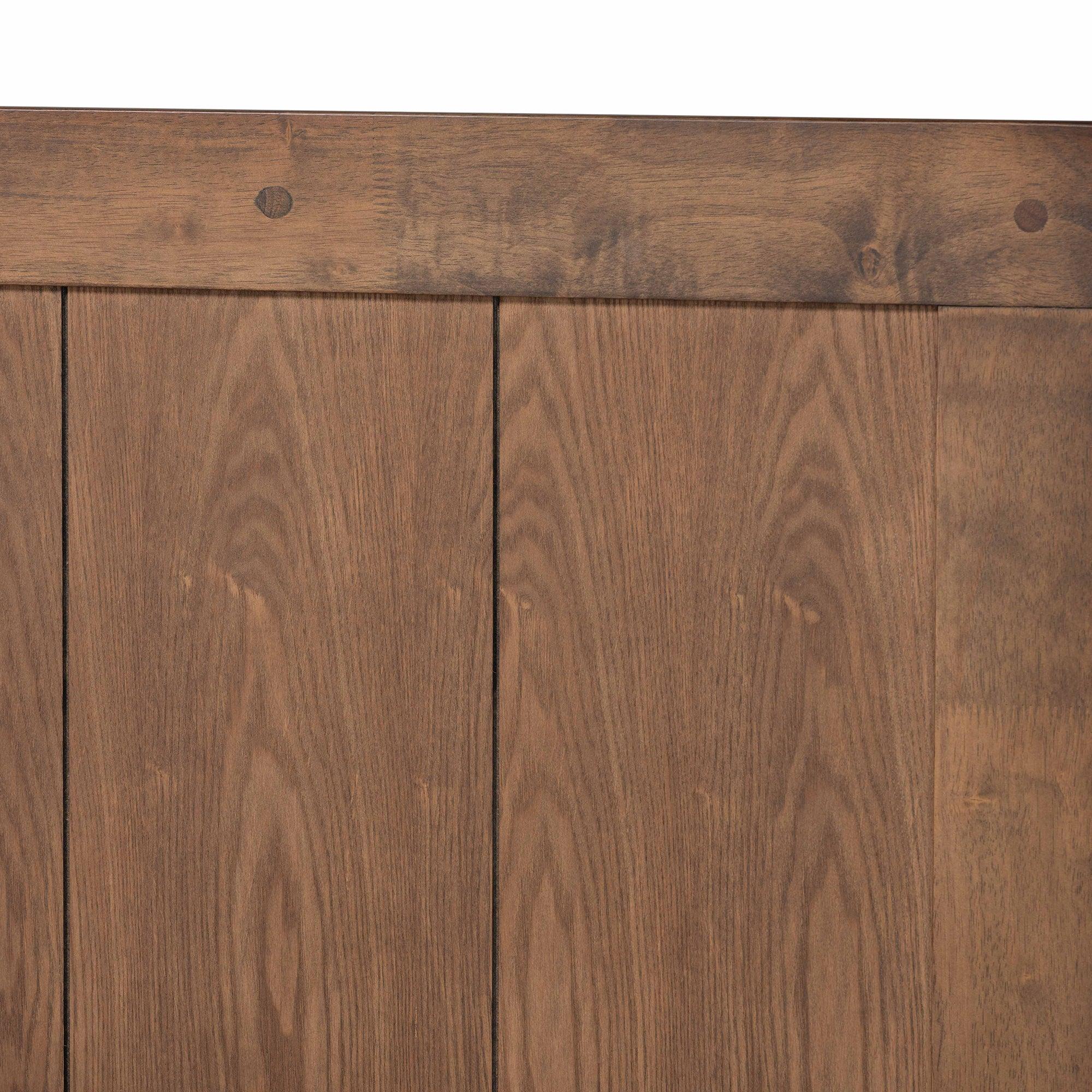 Amira Mid-Century Modern Transitional Ash Finished Wood Platform Bed