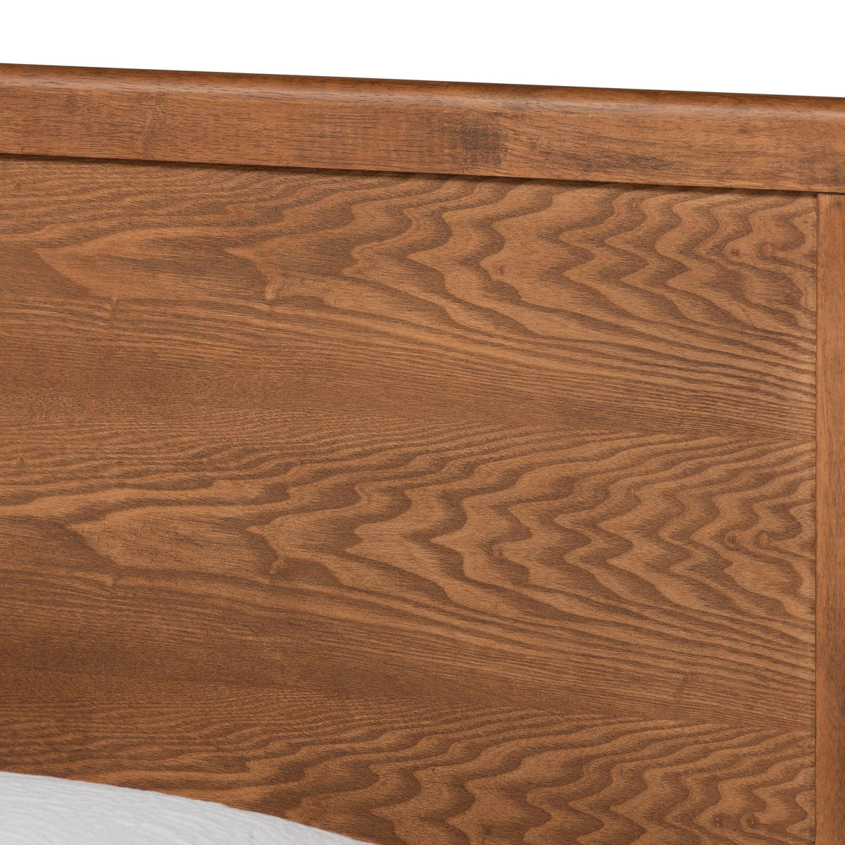 Jiro Mid-Century Modern Finished Wood Platform Bed