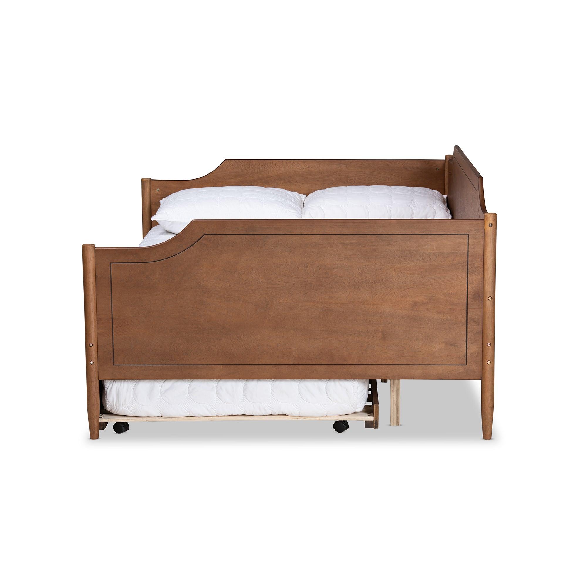 Alya Classic Traditional Farmhouse Finished Wood Daybed