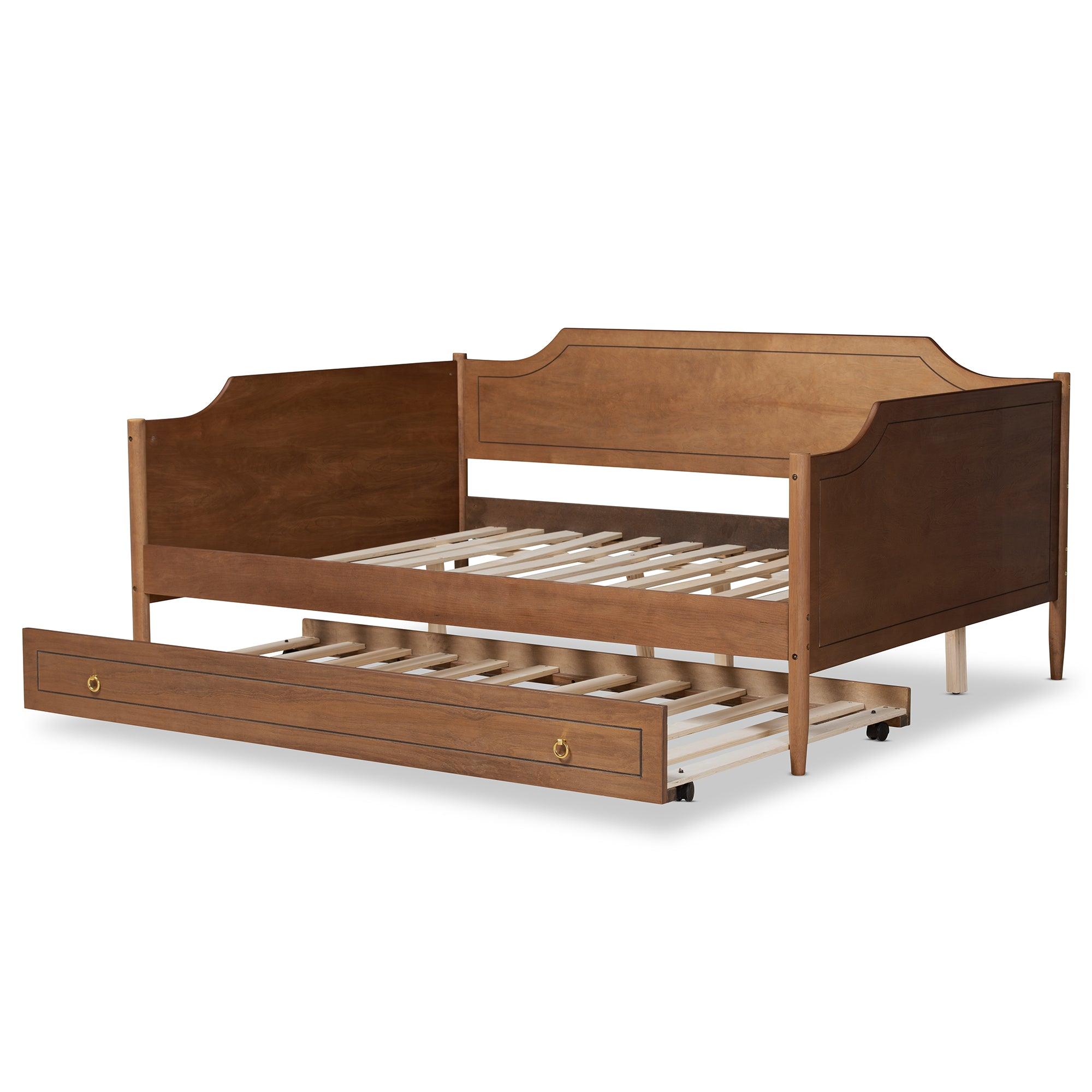 Alya Classic Traditional Farmhouse Finished Wood Daybed