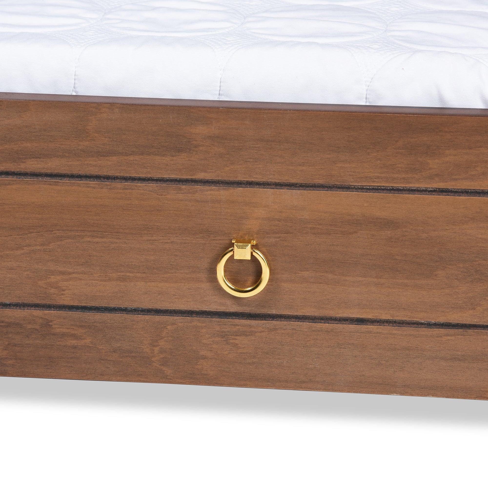 Alya Classic Traditional Farmhouse Finished Wood Daybed