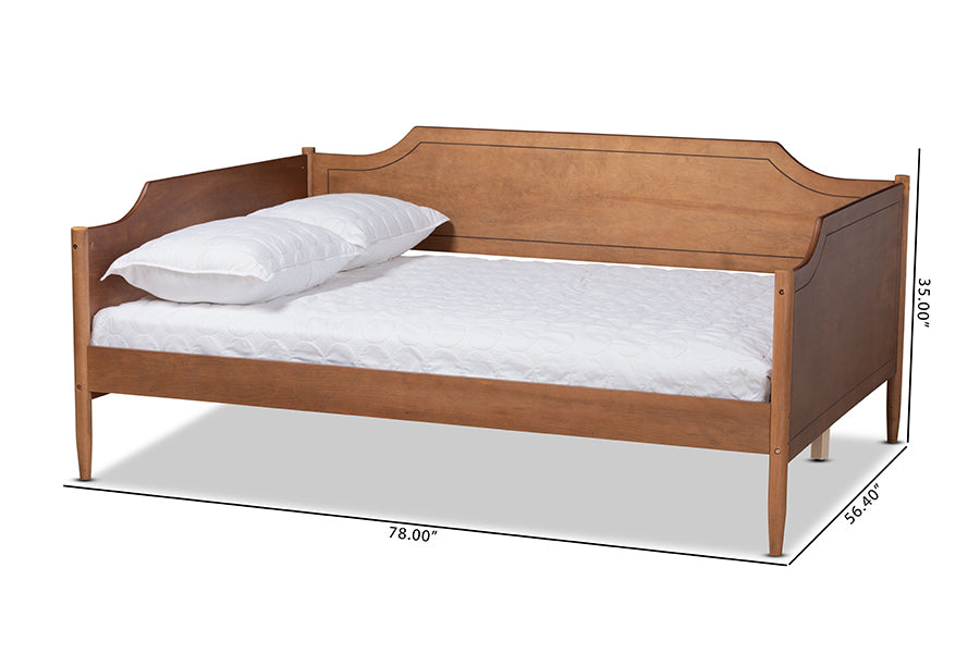 Alya Classic Traditional Farmhouse Finished Wood Daybed