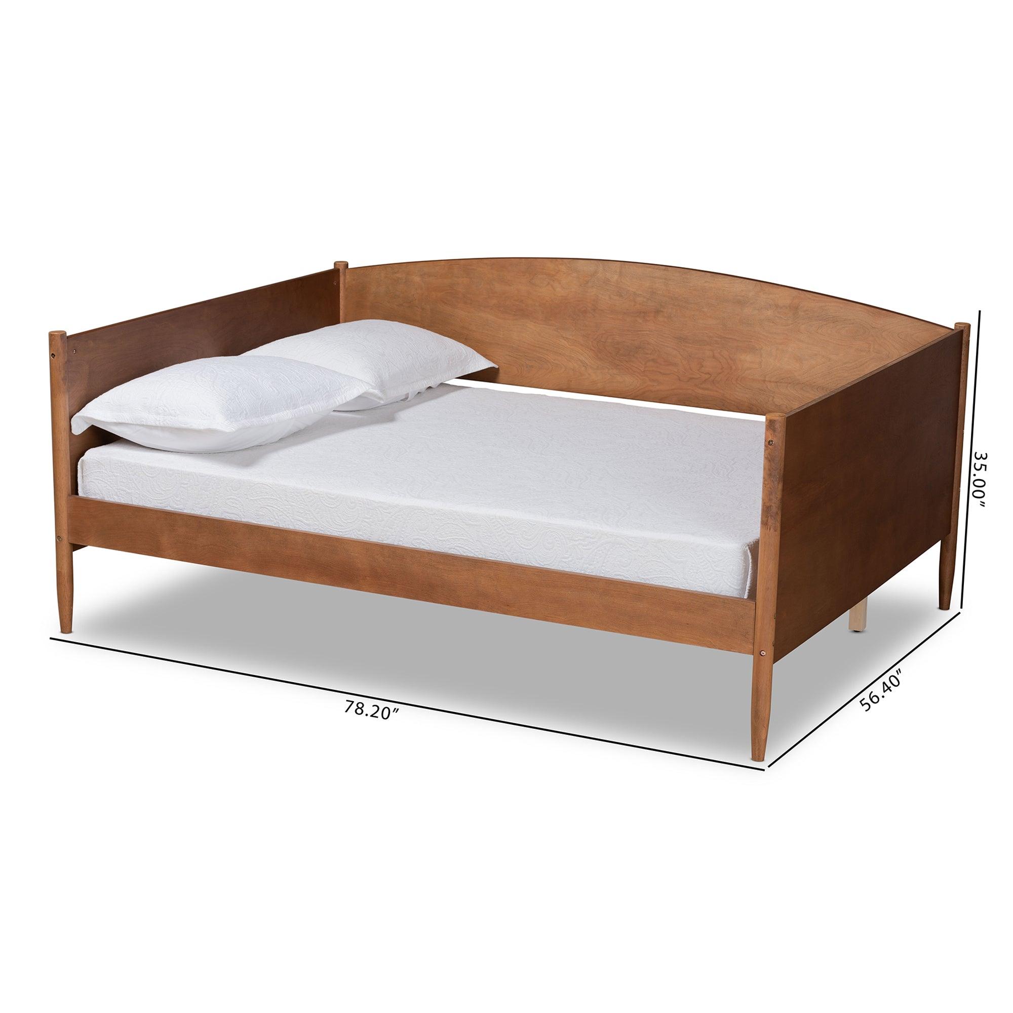Veles Mid-Century Modern Ash Finished Wood Daybed