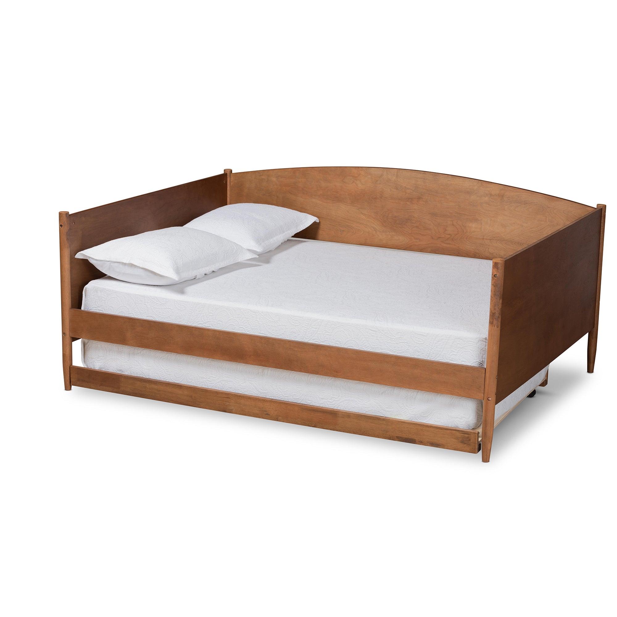 Veles Mid-Century Modern Ash Finished Wood Daybed
