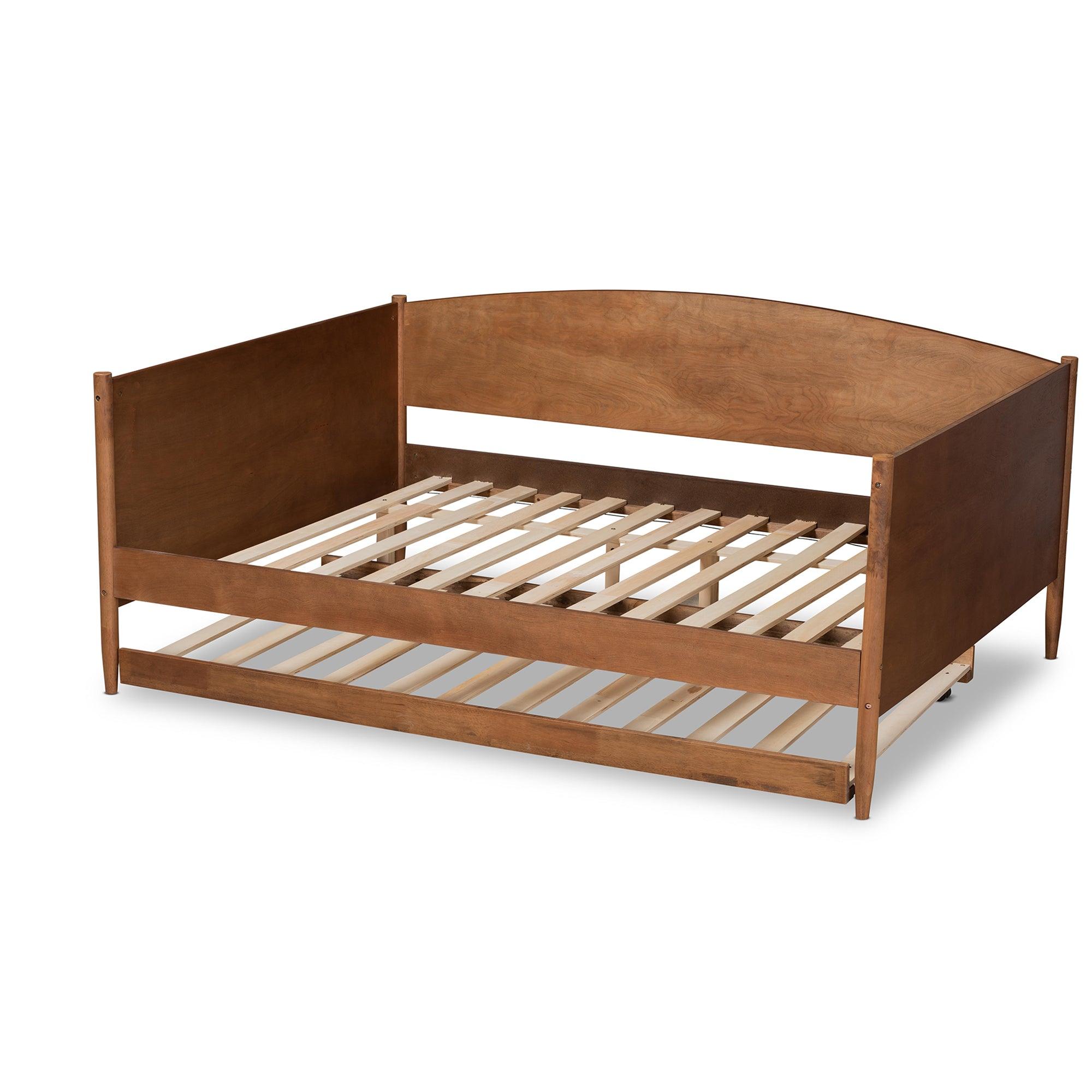Veles Mid-Century Modern Ash Finished Wood Daybed