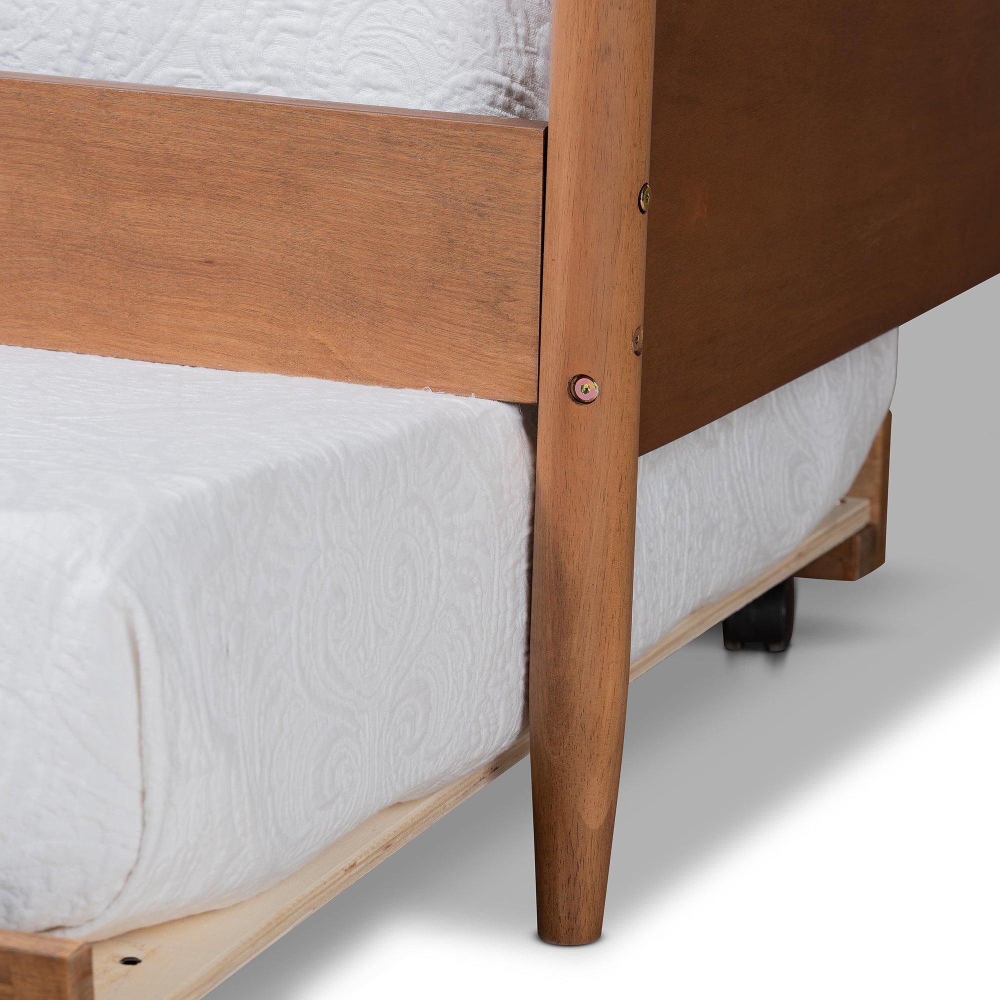 Veles Mid-Century Modern Ash Finished Wood Daybed