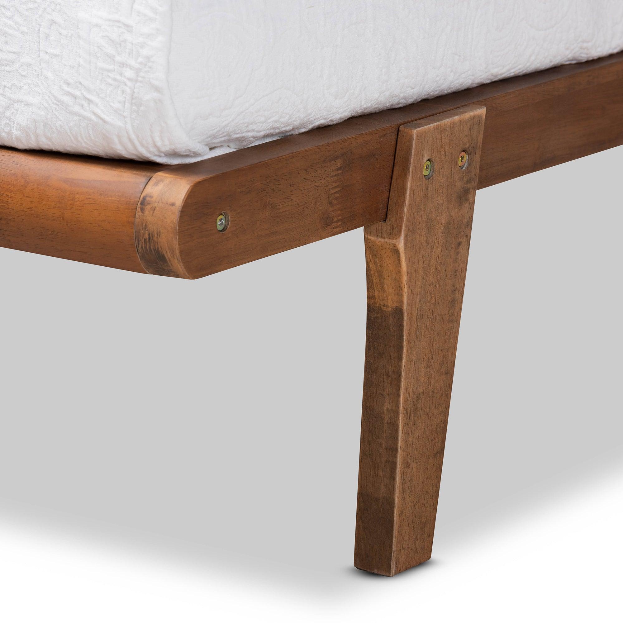 Kaia Mid-Century Modern Finished Wood Platform Bed
