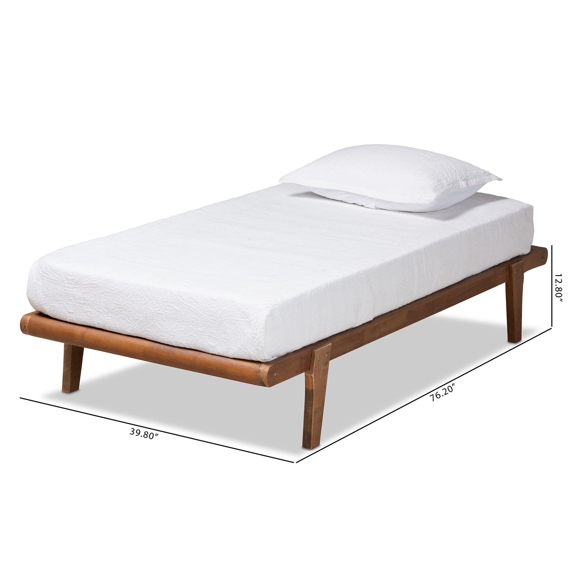 Kaia Mid-Century Modern Finished Wood Platform Bed
