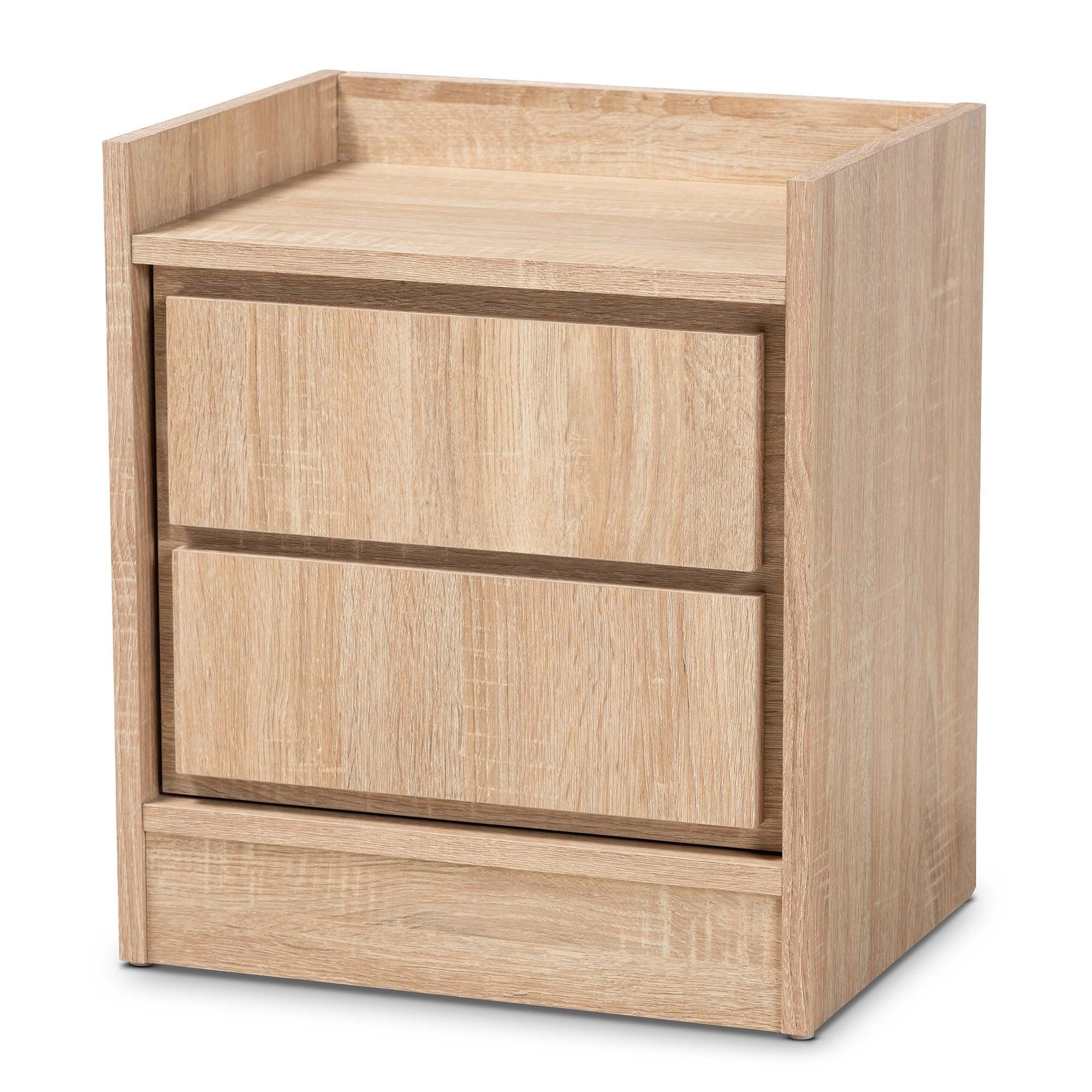 Hale Modern and Contemporary Finished Wood 1-Door Nightstand