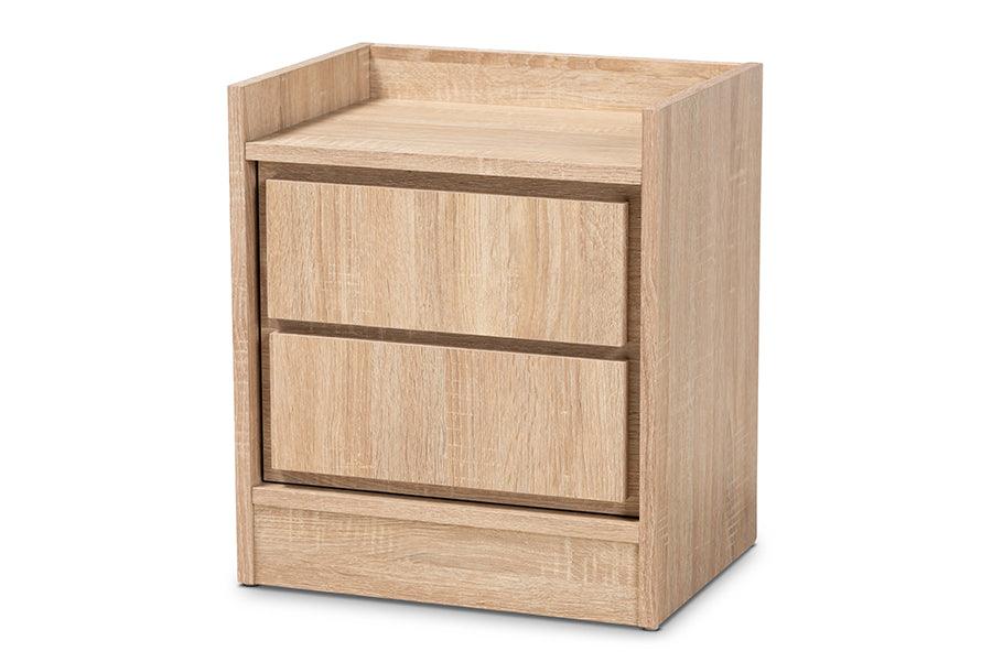 Hale Modern and Contemporary Finished Wood 1-Door Nightstand