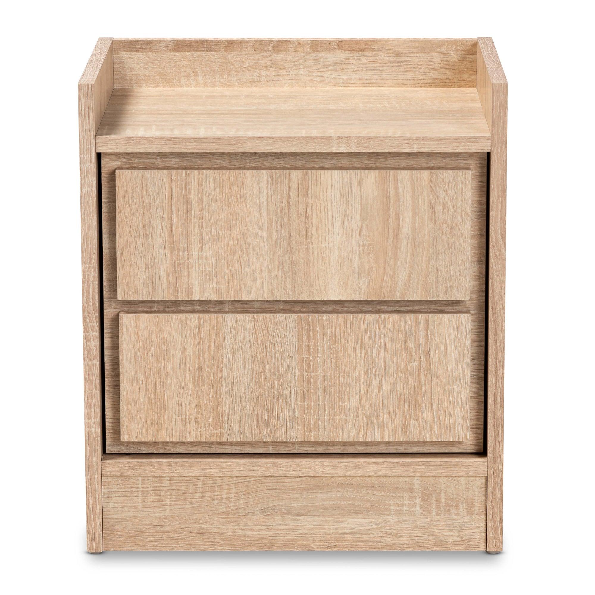 Hale Modern and Contemporary Finished Wood 1-Door Nightstand