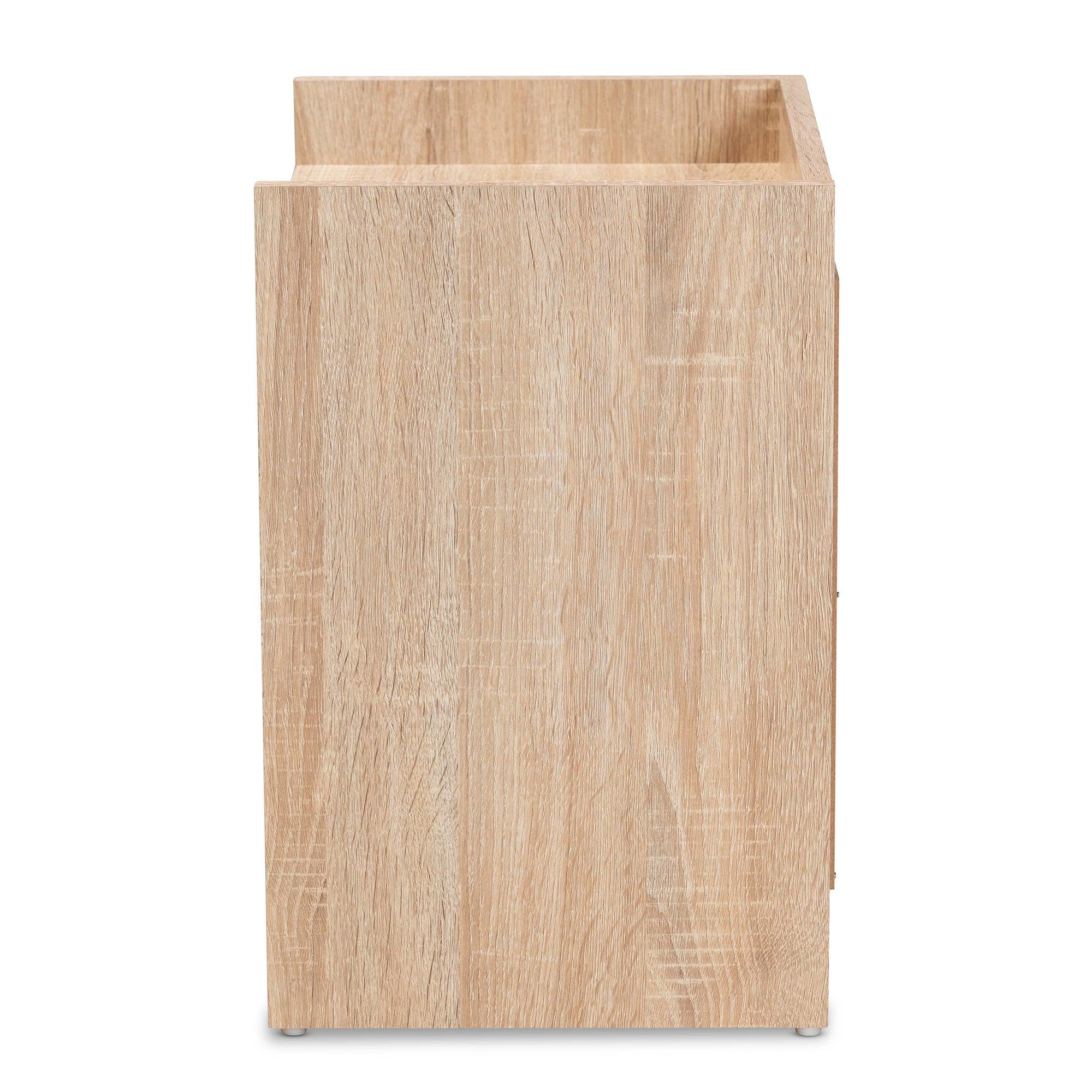 Hale Modern and Contemporary Finished Wood 1-Door Nightstand