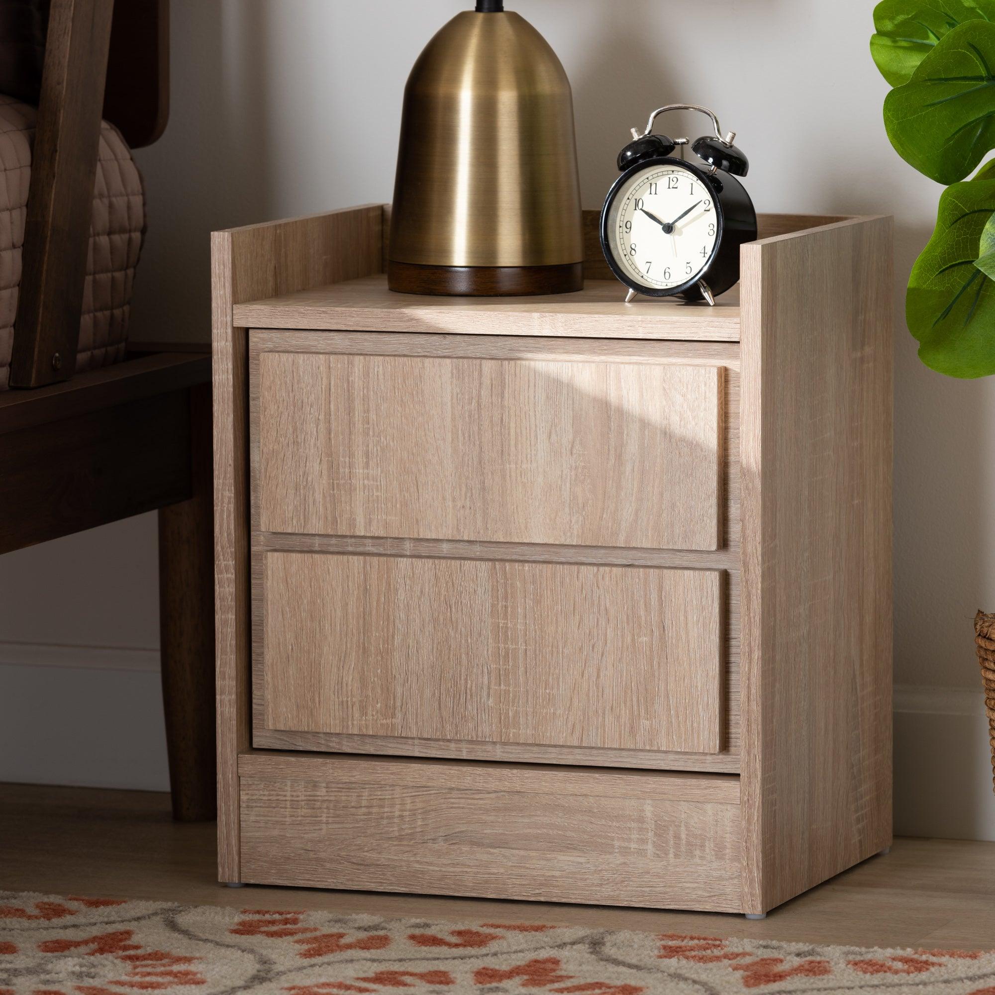 Hale Modern and Contemporary Finished Wood 1-Door Nightstand