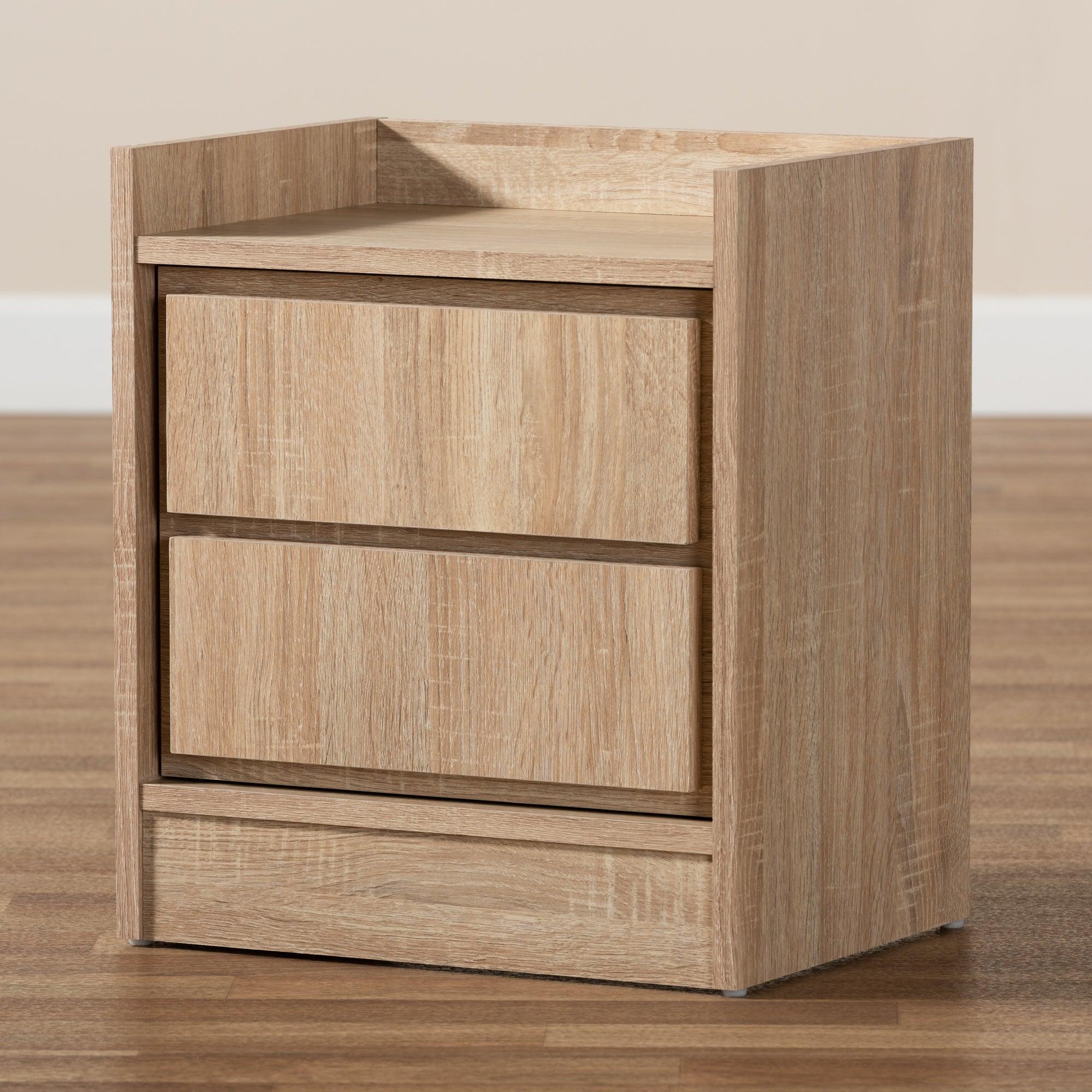 Hale Modern and Contemporary Finished Wood 1-Door Nightstand