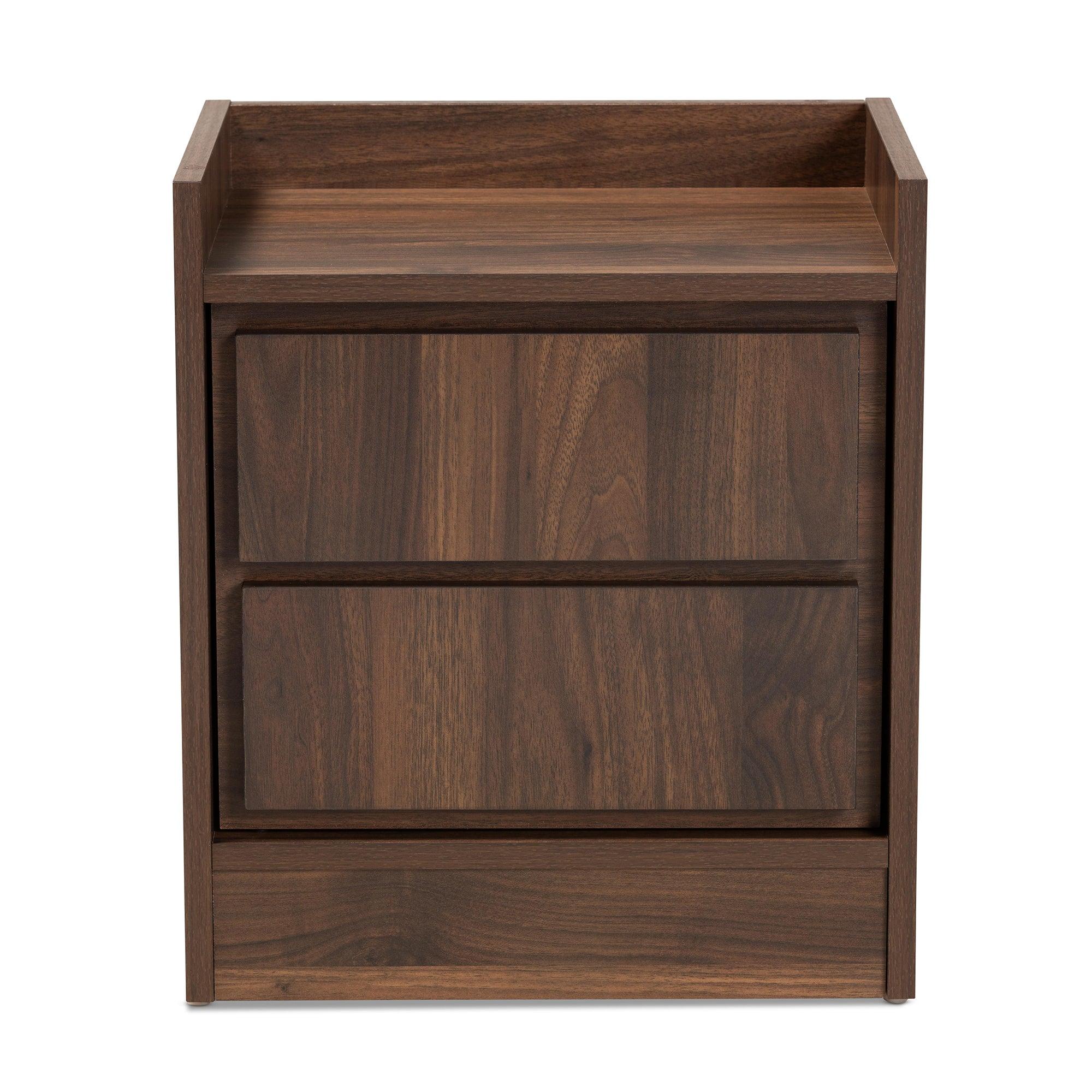 Hale Modern and Contemporary Finished Wood 1-Door Nightstand