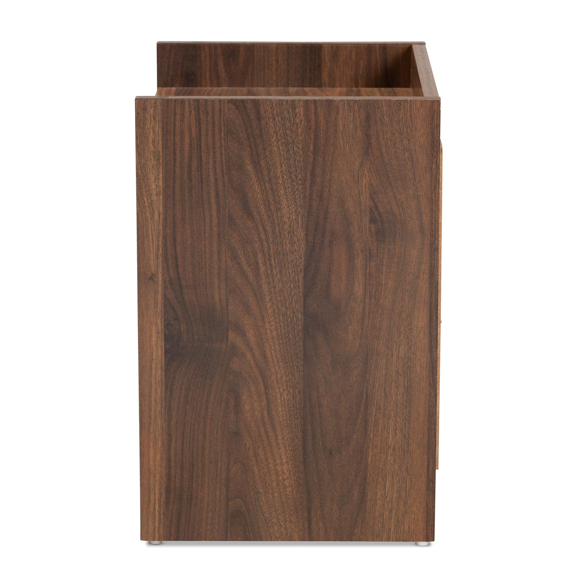 Hale Modern and Contemporary Finished Wood 1-Door Nightstand