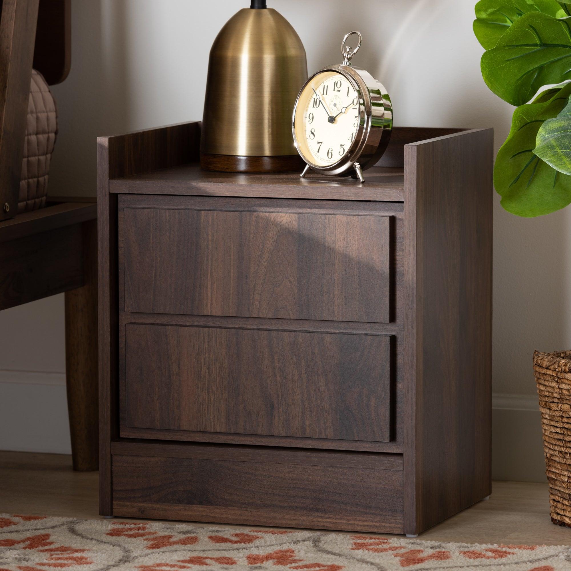 Hale Modern and Contemporary Finished Wood 1-Door Nightstand