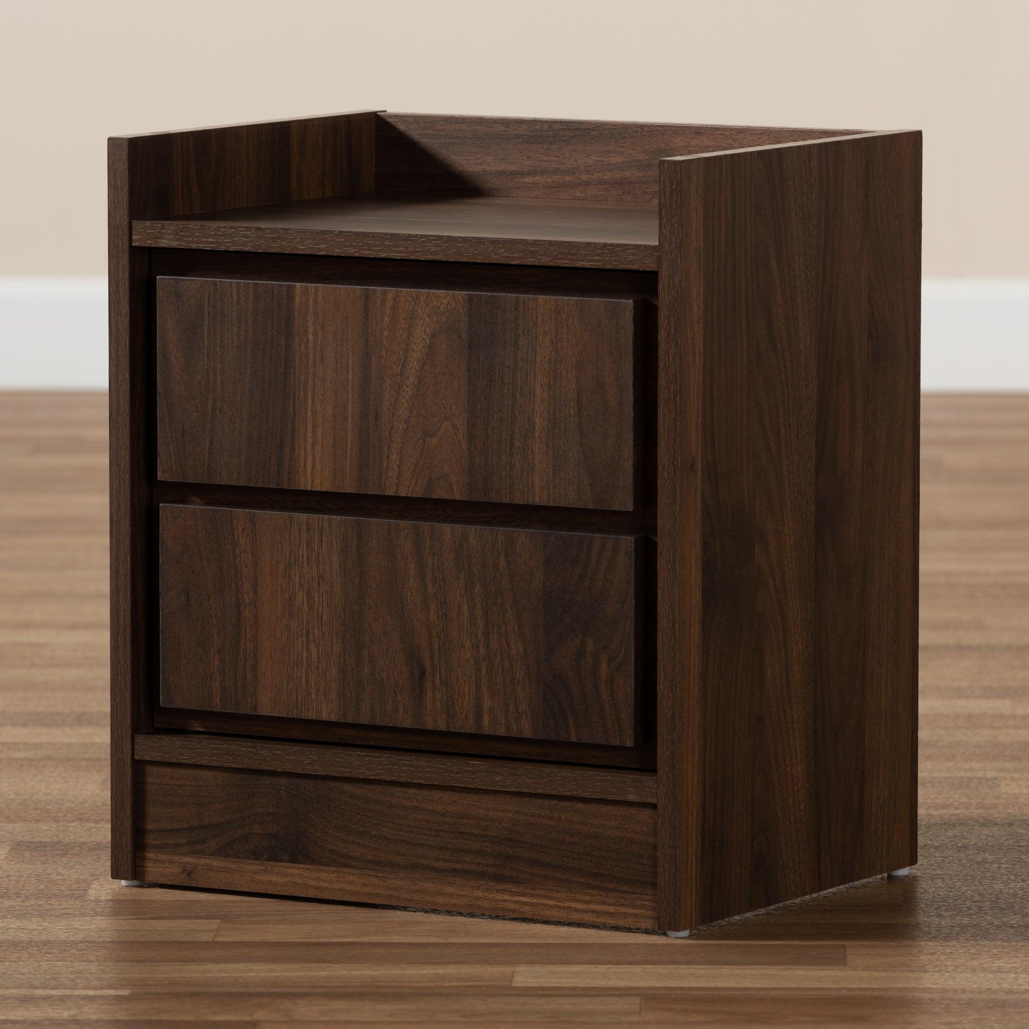 Hale Modern and Contemporary Finished Wood 1-Door Nightstand