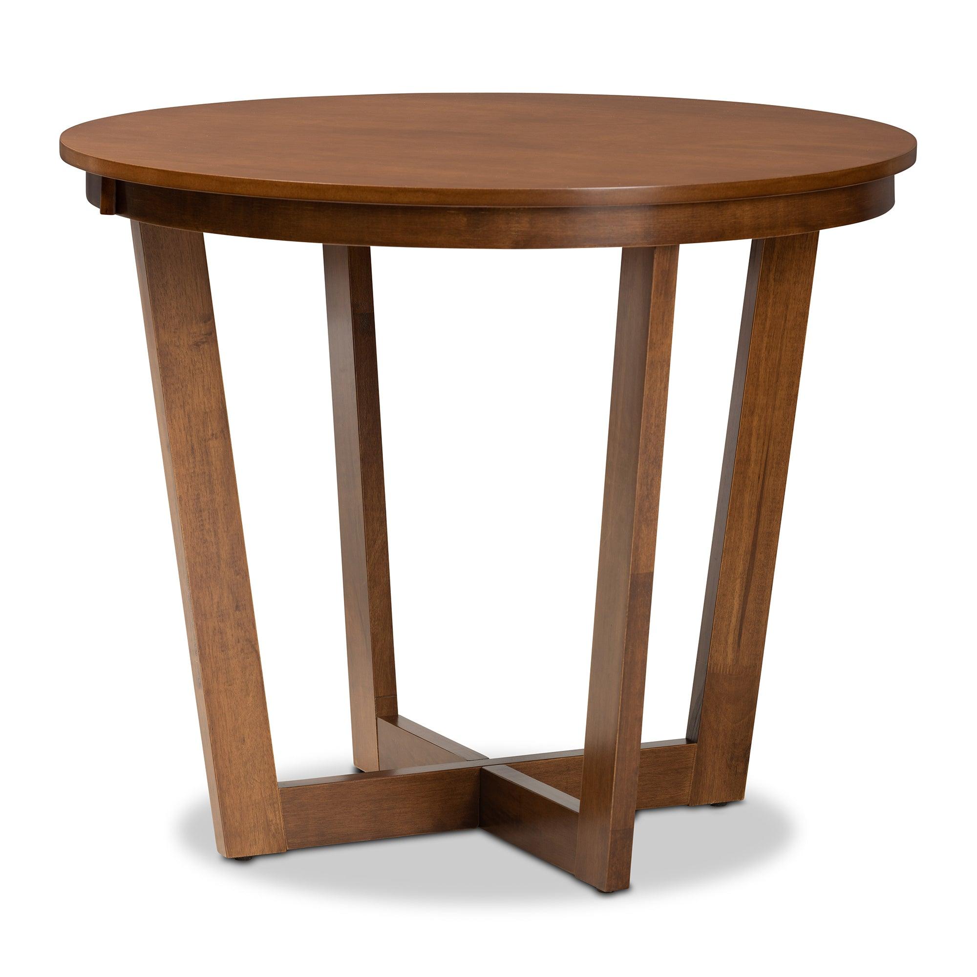 Elodia Modern and Contemporary Transitional Finished Wood 5-Piece Dining Set