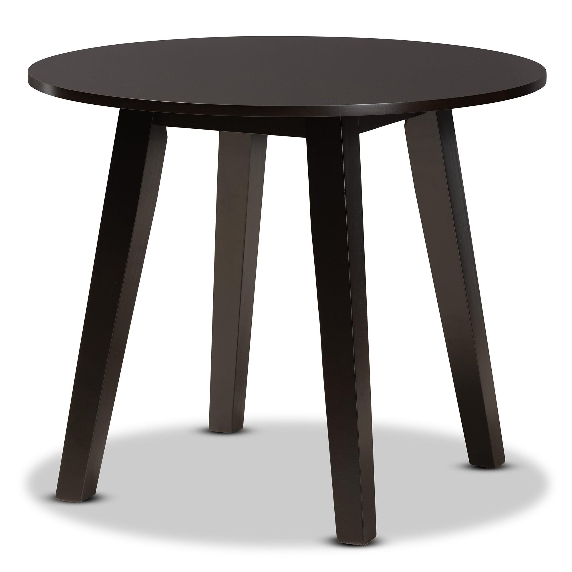 Mina Modern and Contemporary Transitional Finished Wood 5-Piece Dining Set