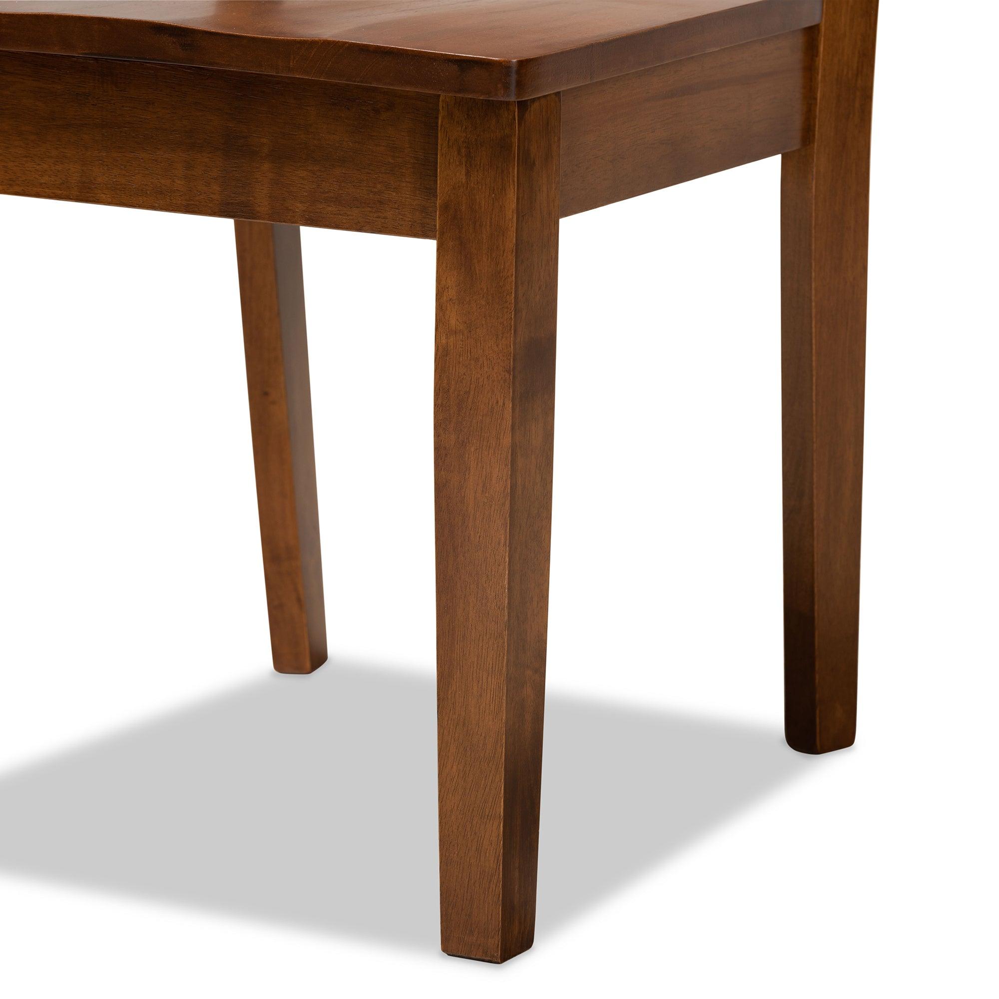 Liese Modern and Contemporary Transitional Finished Wood 5-Piece Dining Set