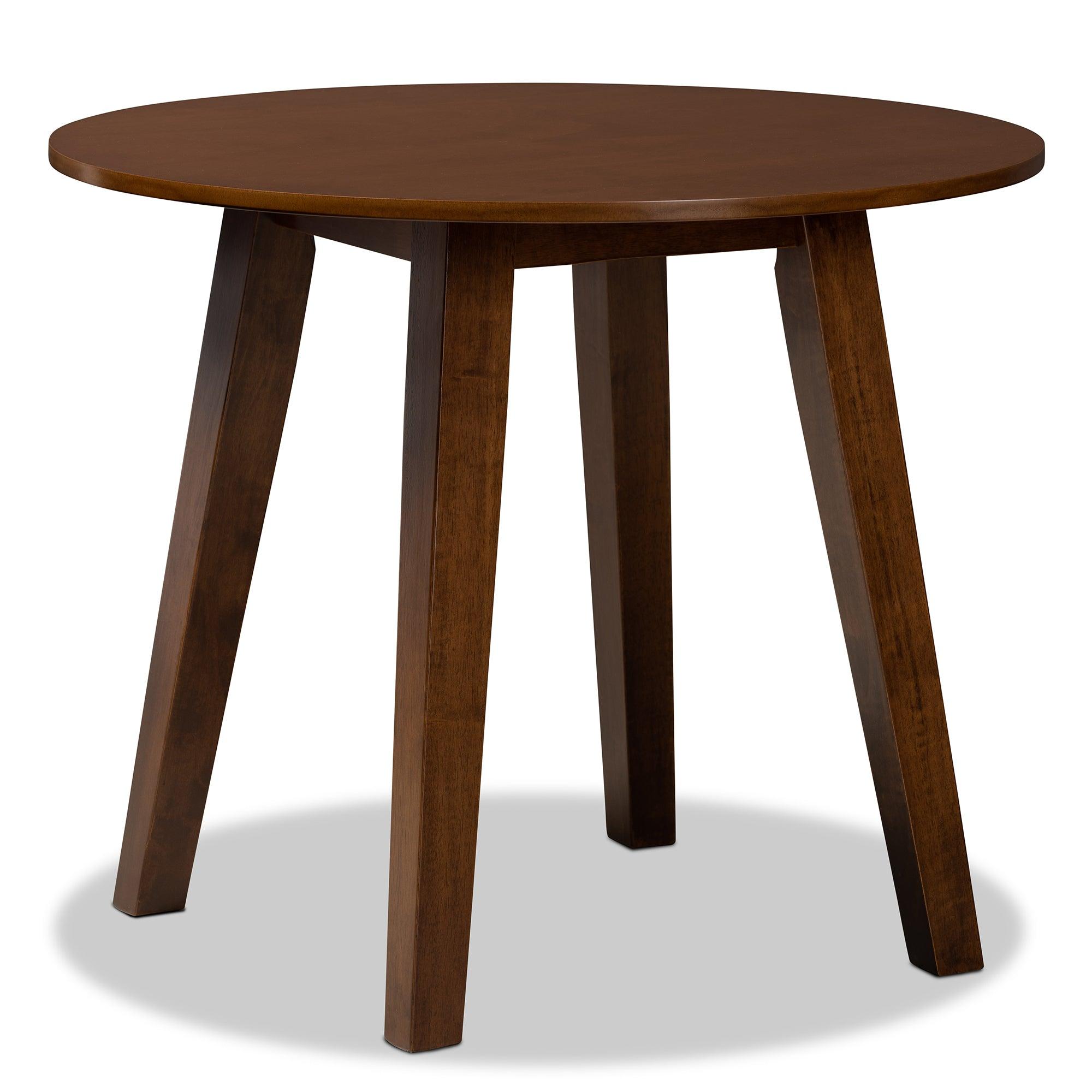 Mina Modern and Contemporary Transitional Finished Wood 5-Piece Dining Set