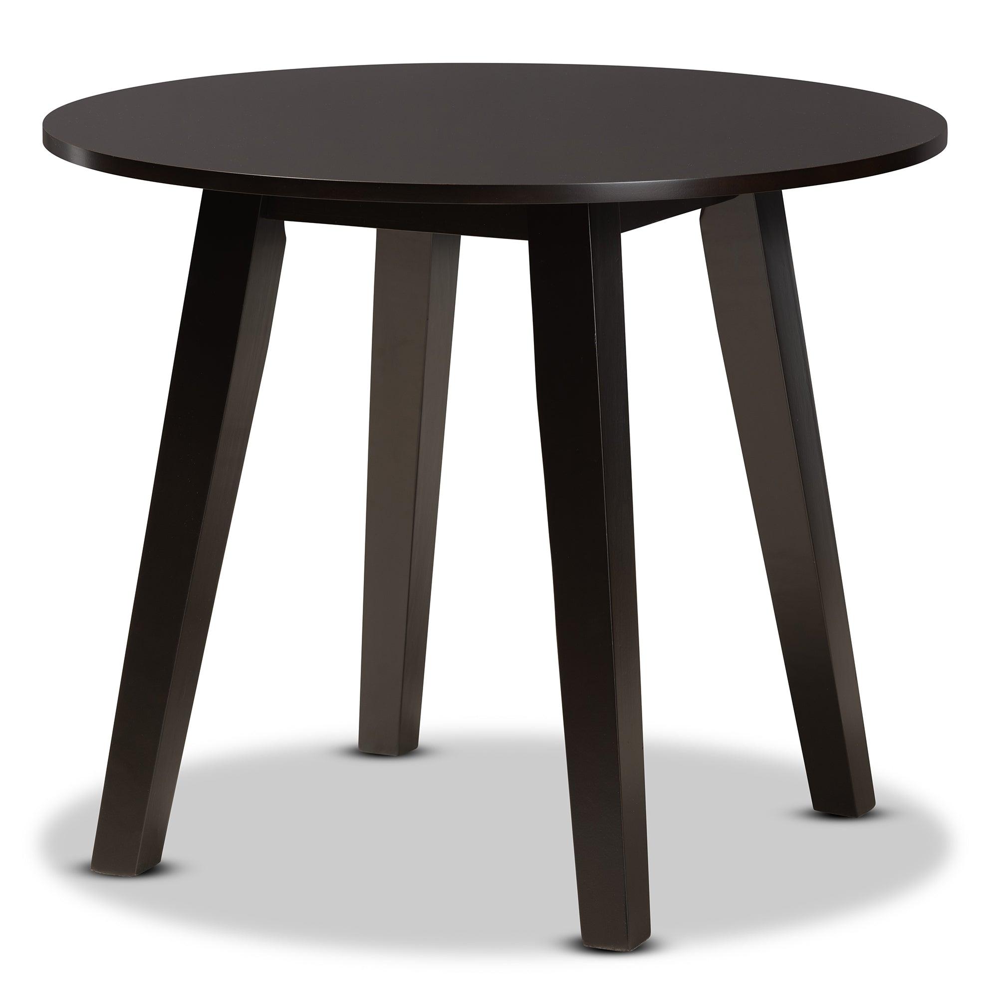 Rava Modern and Contemporary Finished Wood 5-Piece Dining Set